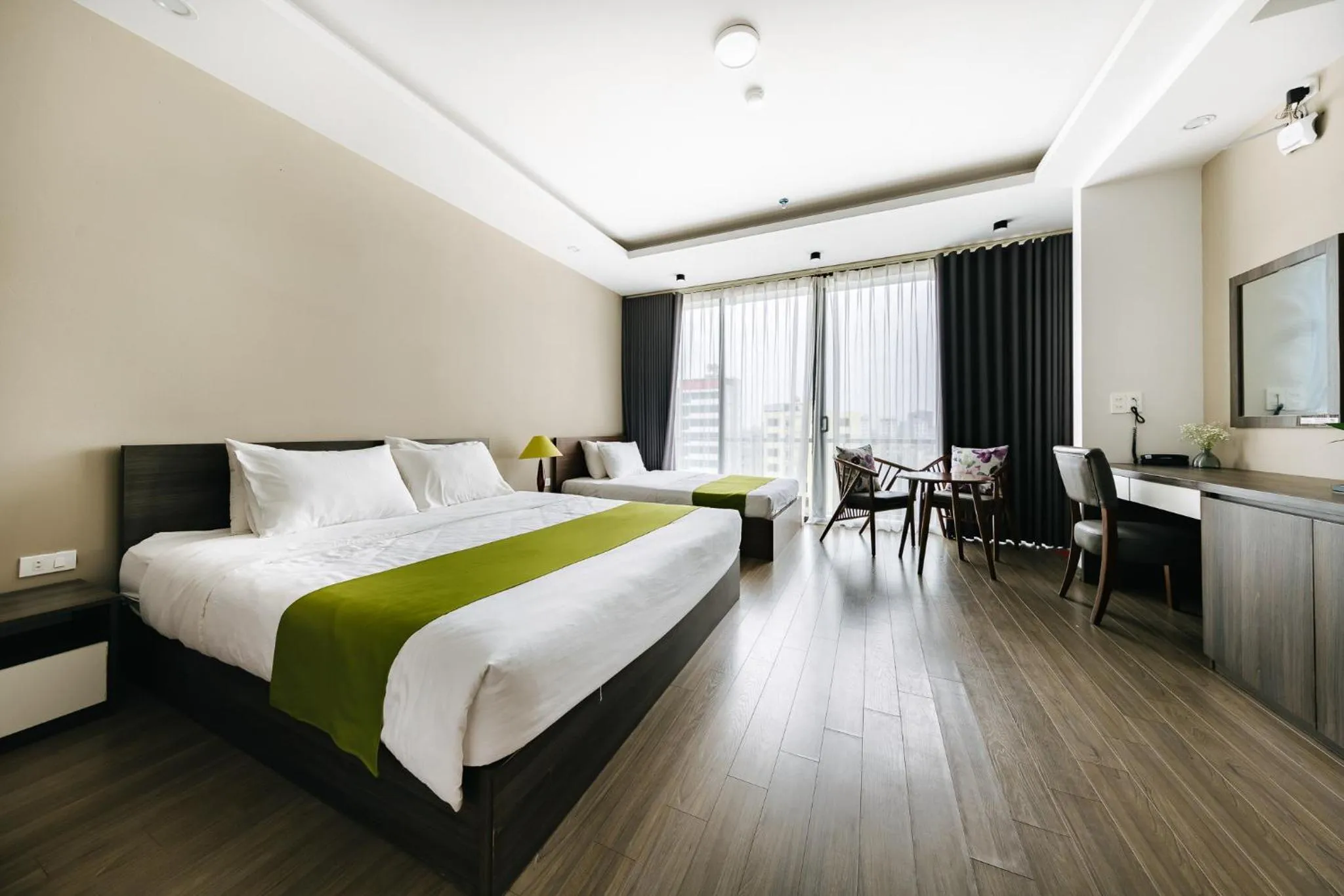 Bed in Hana 2 Apartment & Hotel Bac Ninh