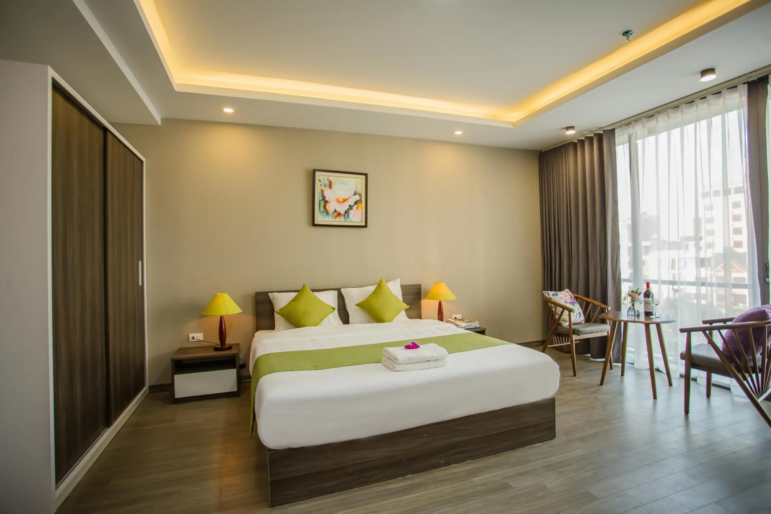 Bedroom, Bed in Hana 2 Apartment & Hotel Bac Ninh