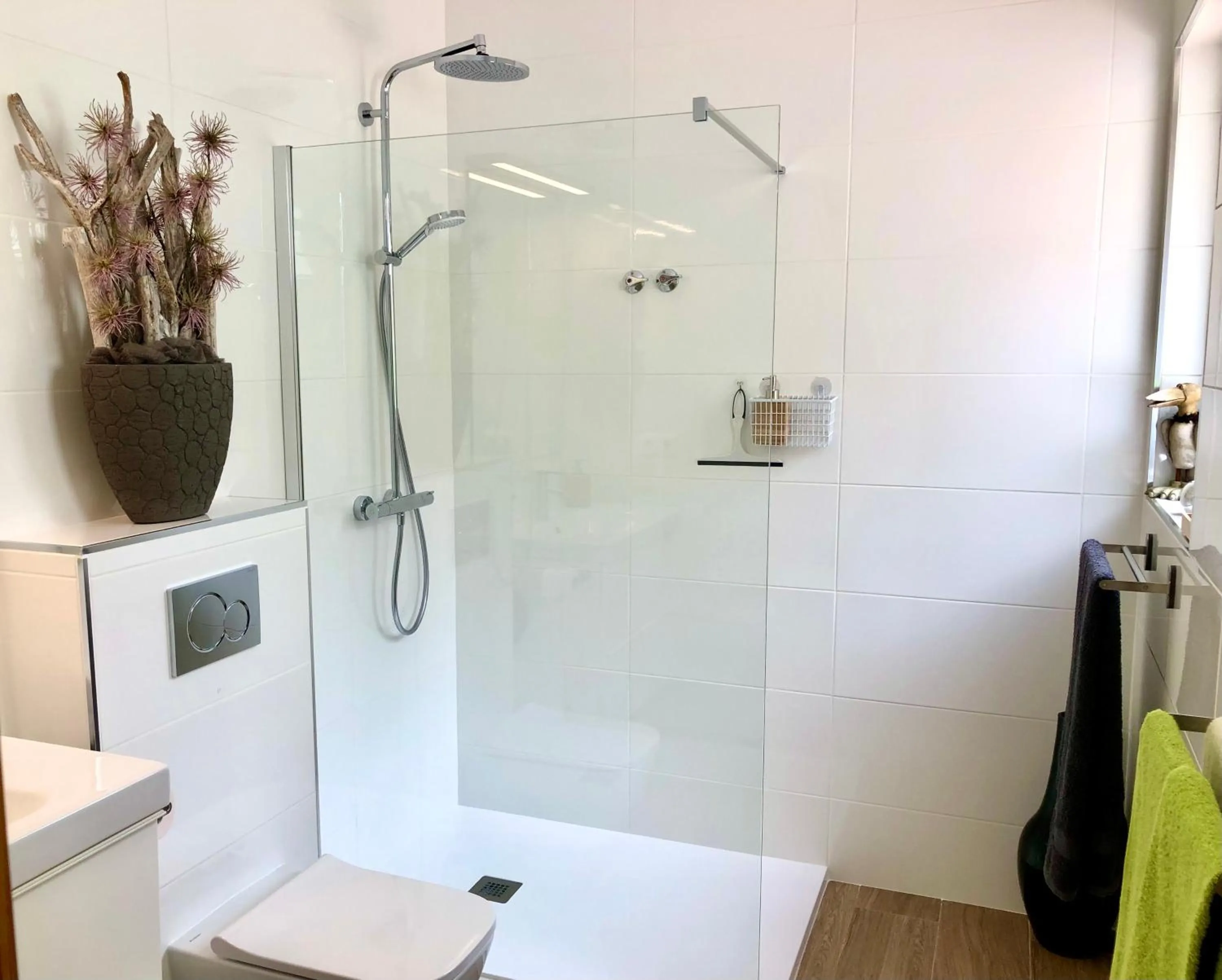 Shower in B&B Villa Archez