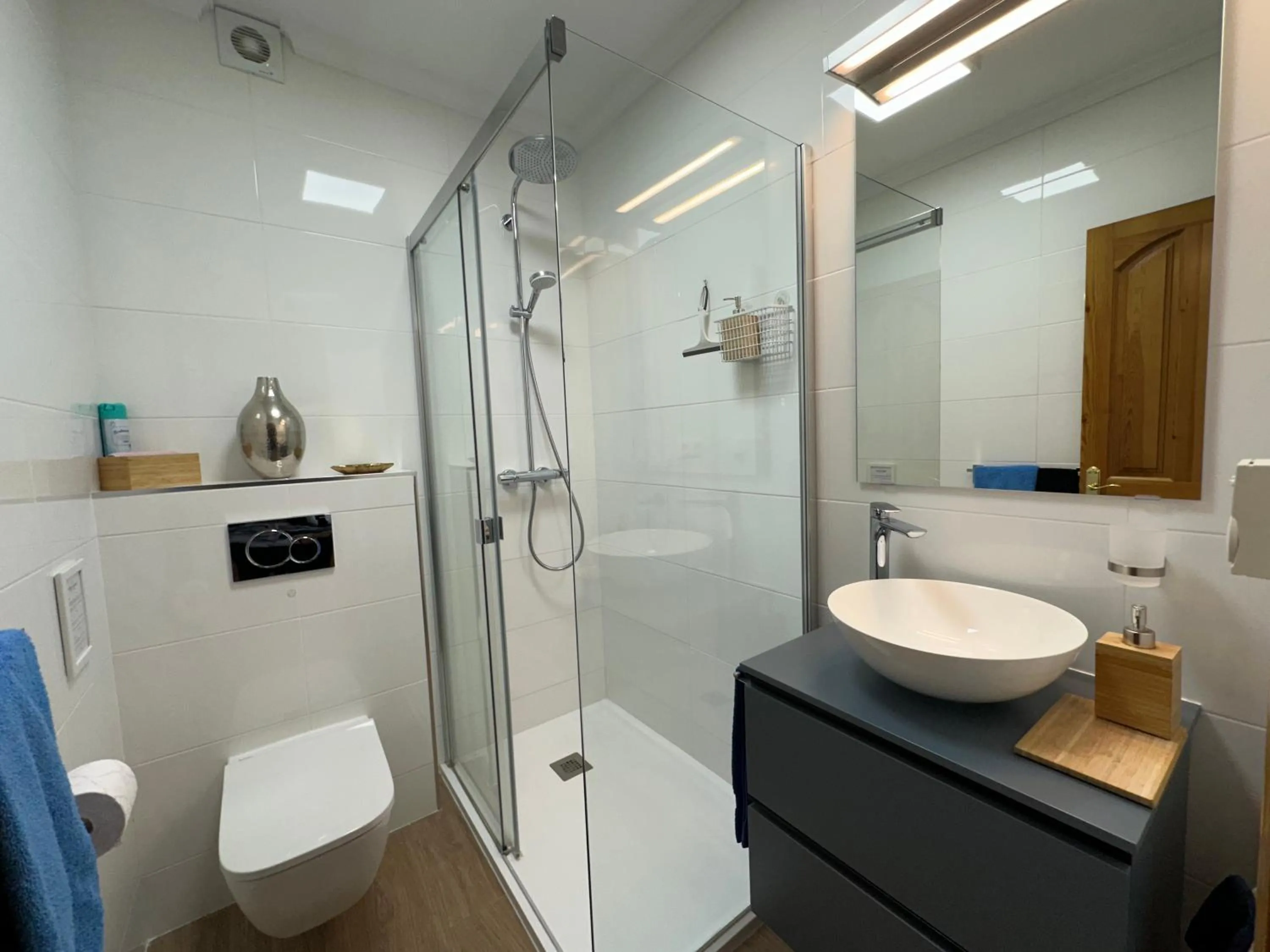 Shower in B&B Villa Archez