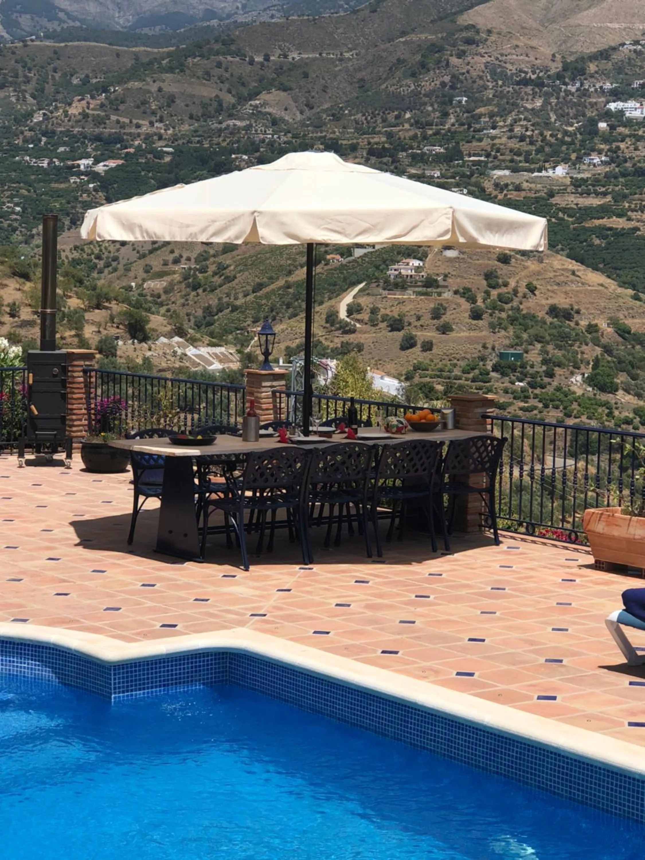 Balcony/Terrace in B&B Villa Archez