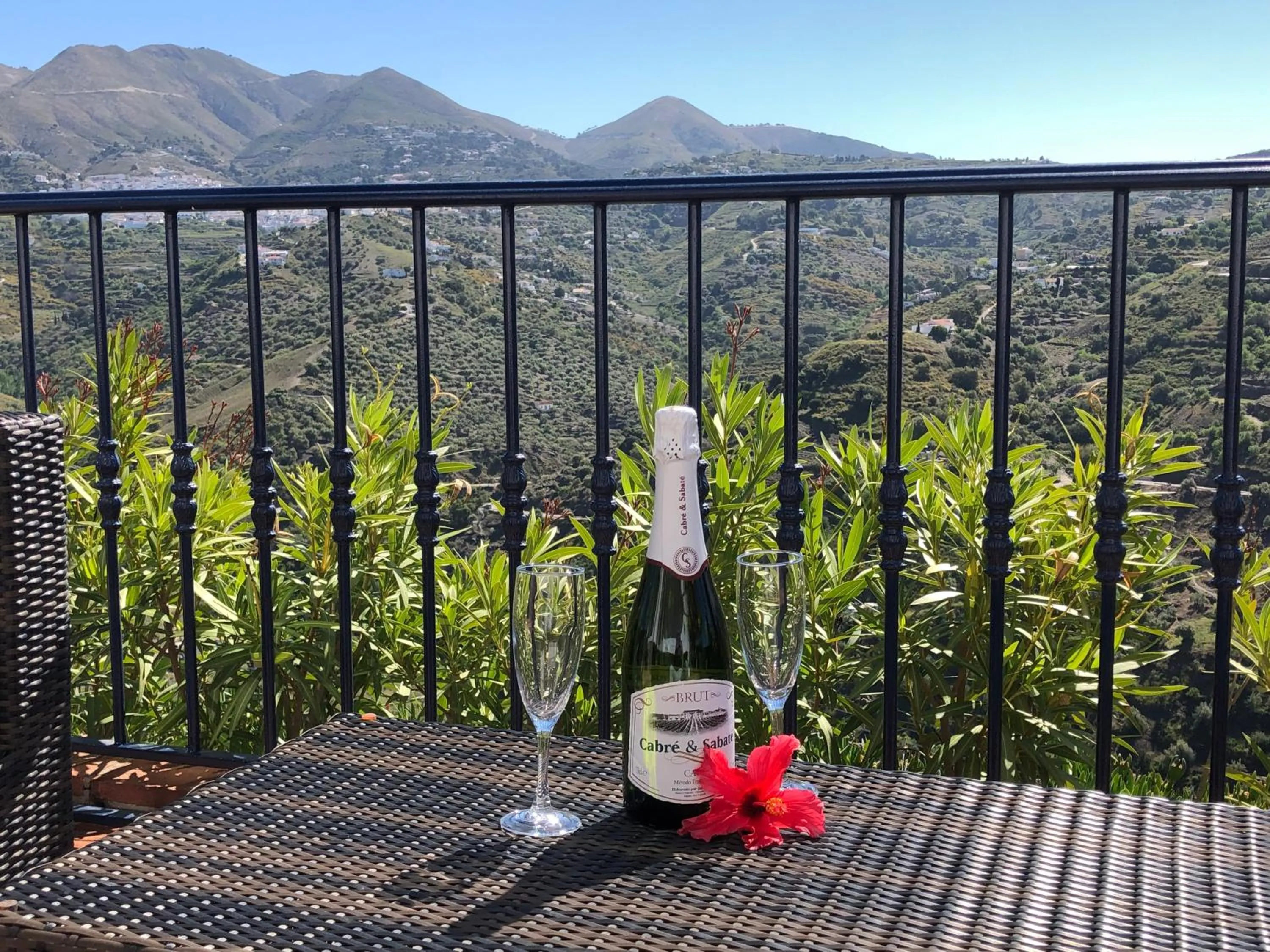 Balcony/Terrace in B&B Villa Archez