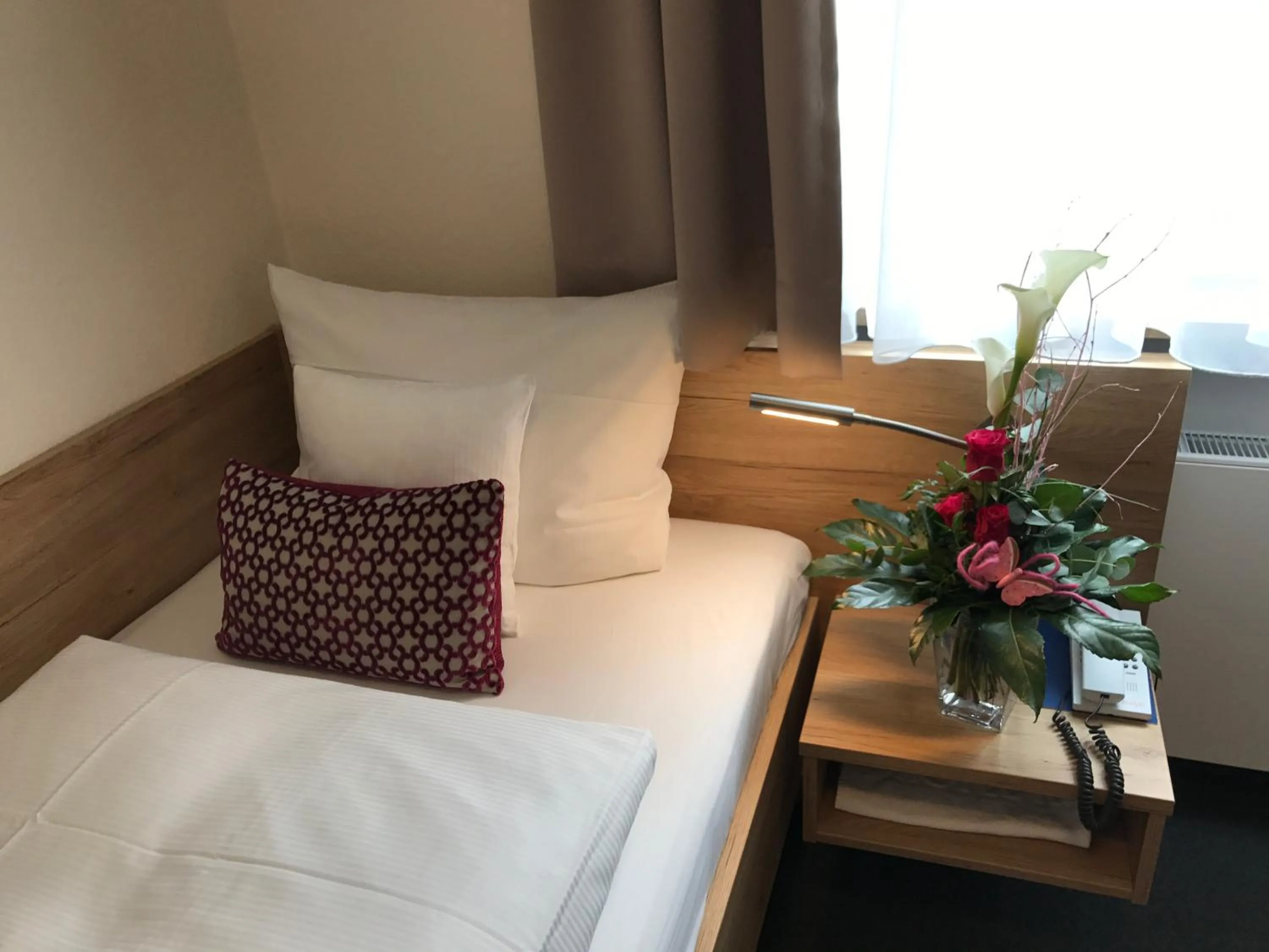 Bed in Hotel Kronprinz