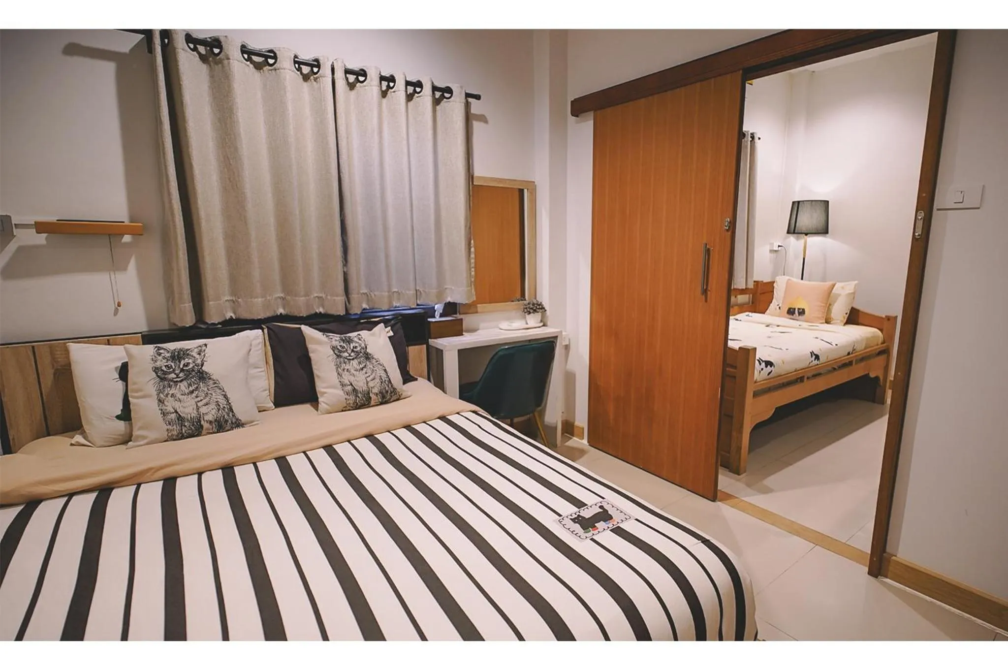 Bed in Sleepy House Chiang Rai