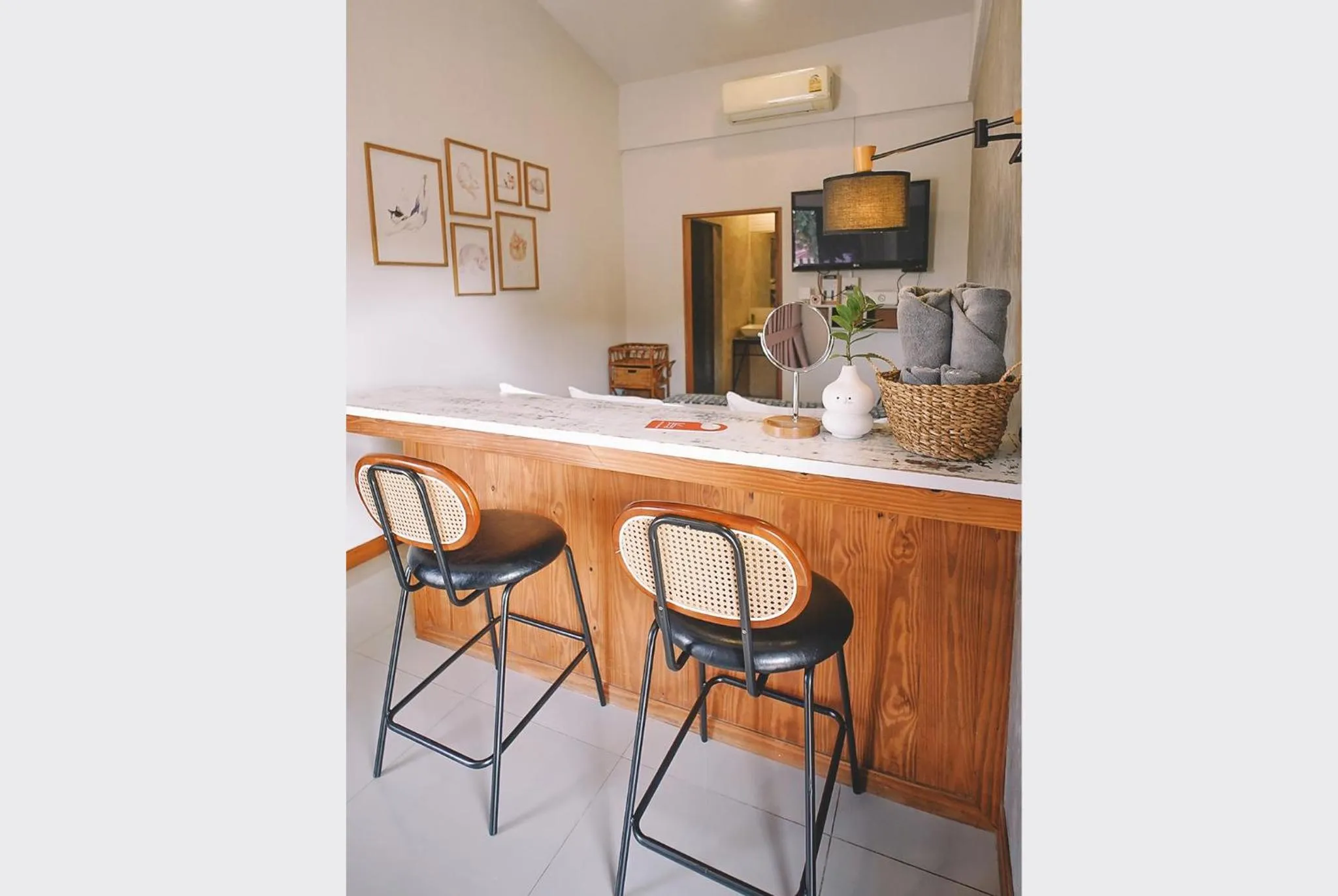 Seating area in Sleepy House Chiang Rai