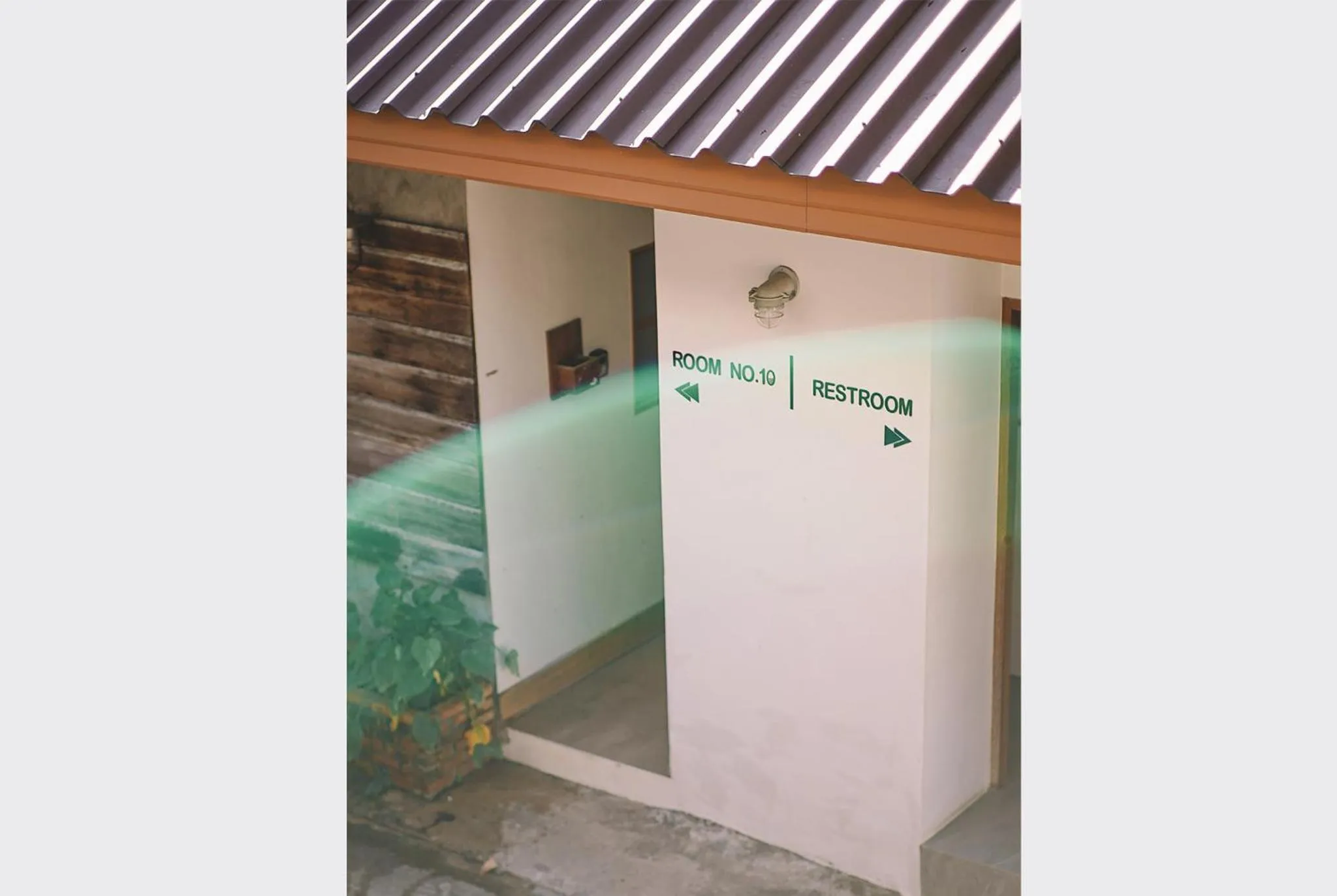 Facade/entrance in Sleepy House Chiang Rai