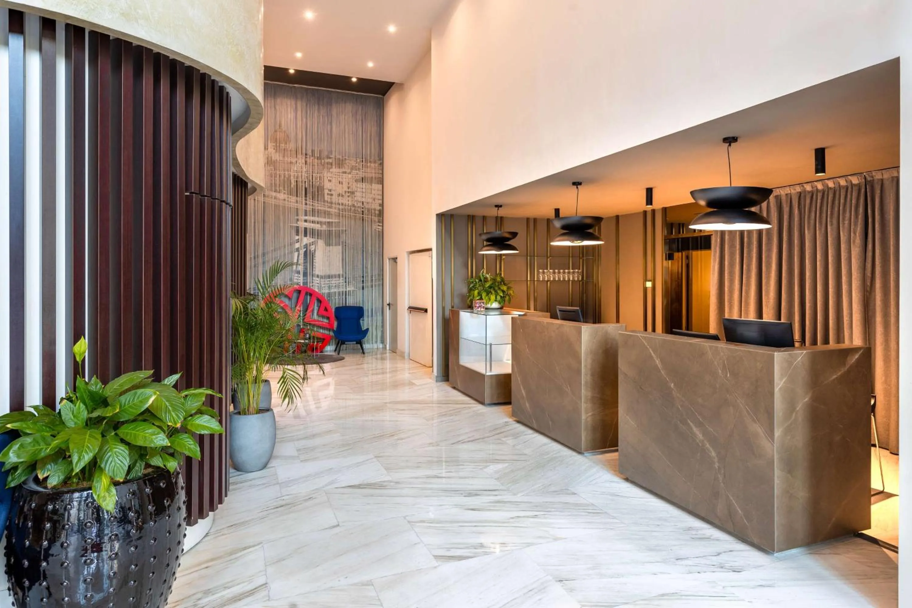 Lobby or reception in NH Collection Budapest City Center