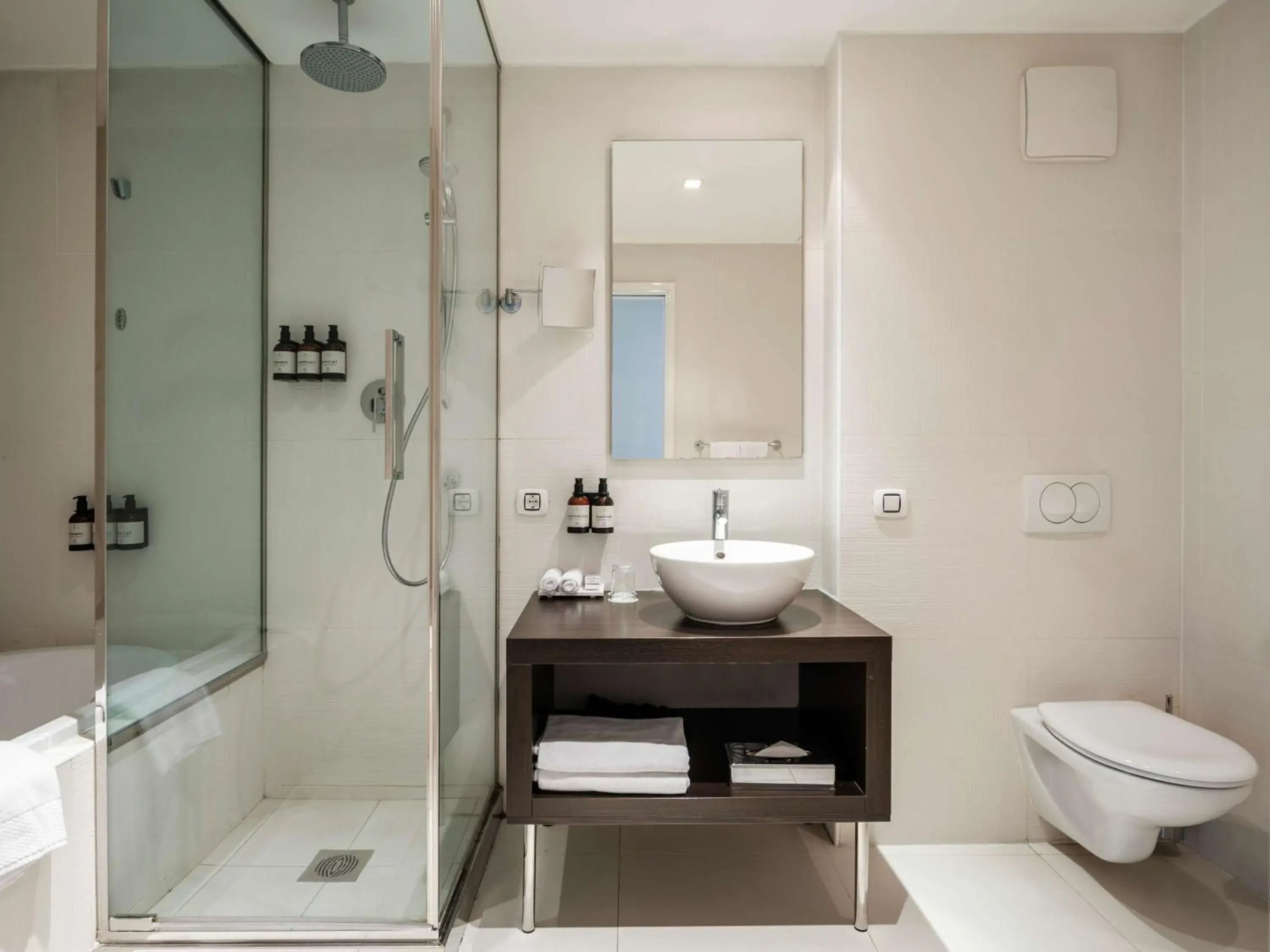 Bathroom in NH Collection Budapest City Center Bathroom in NH Collection Budapest City Center