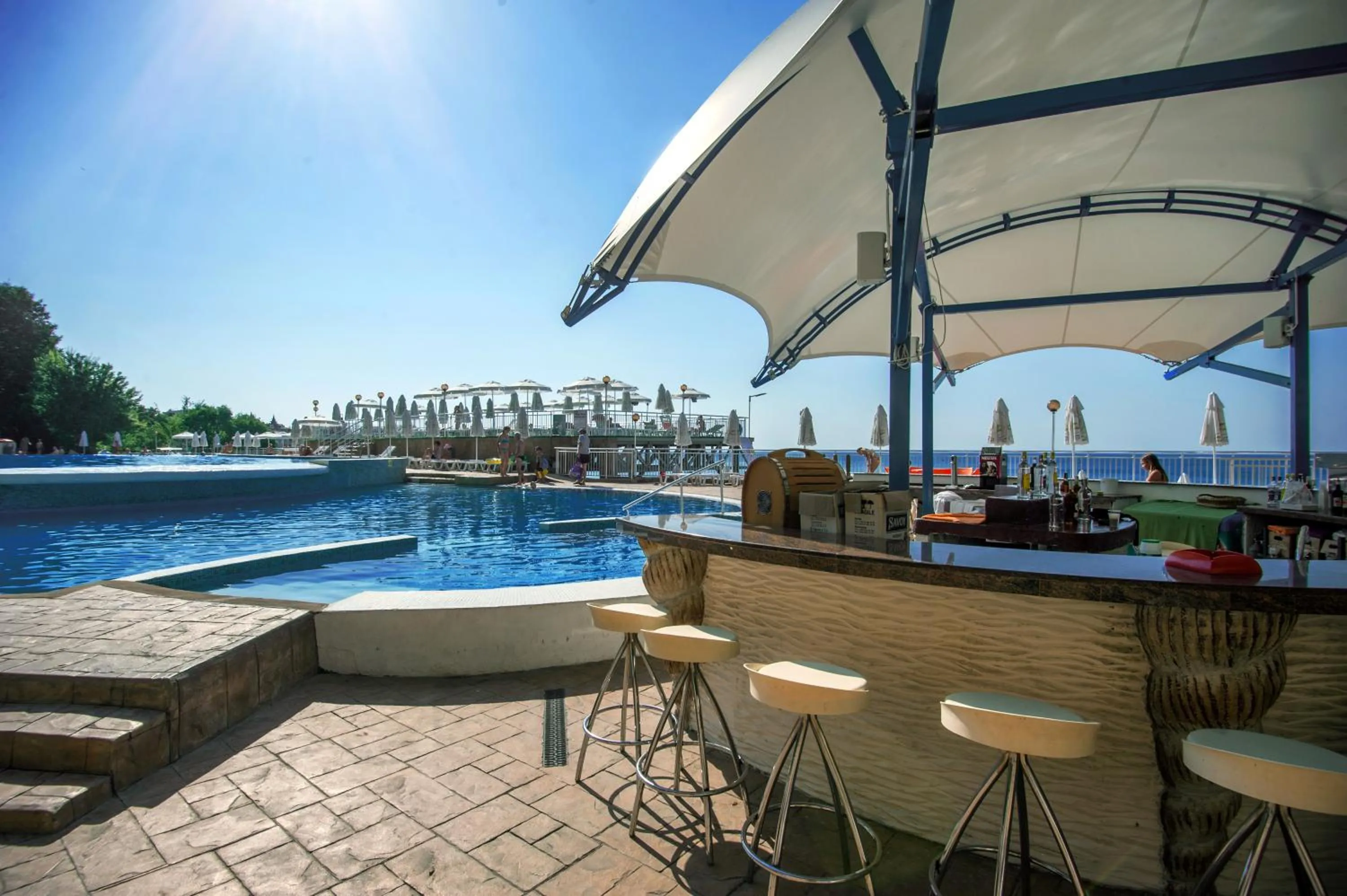 Patio in Paradise Beach Residence - Ultra All Inclusive