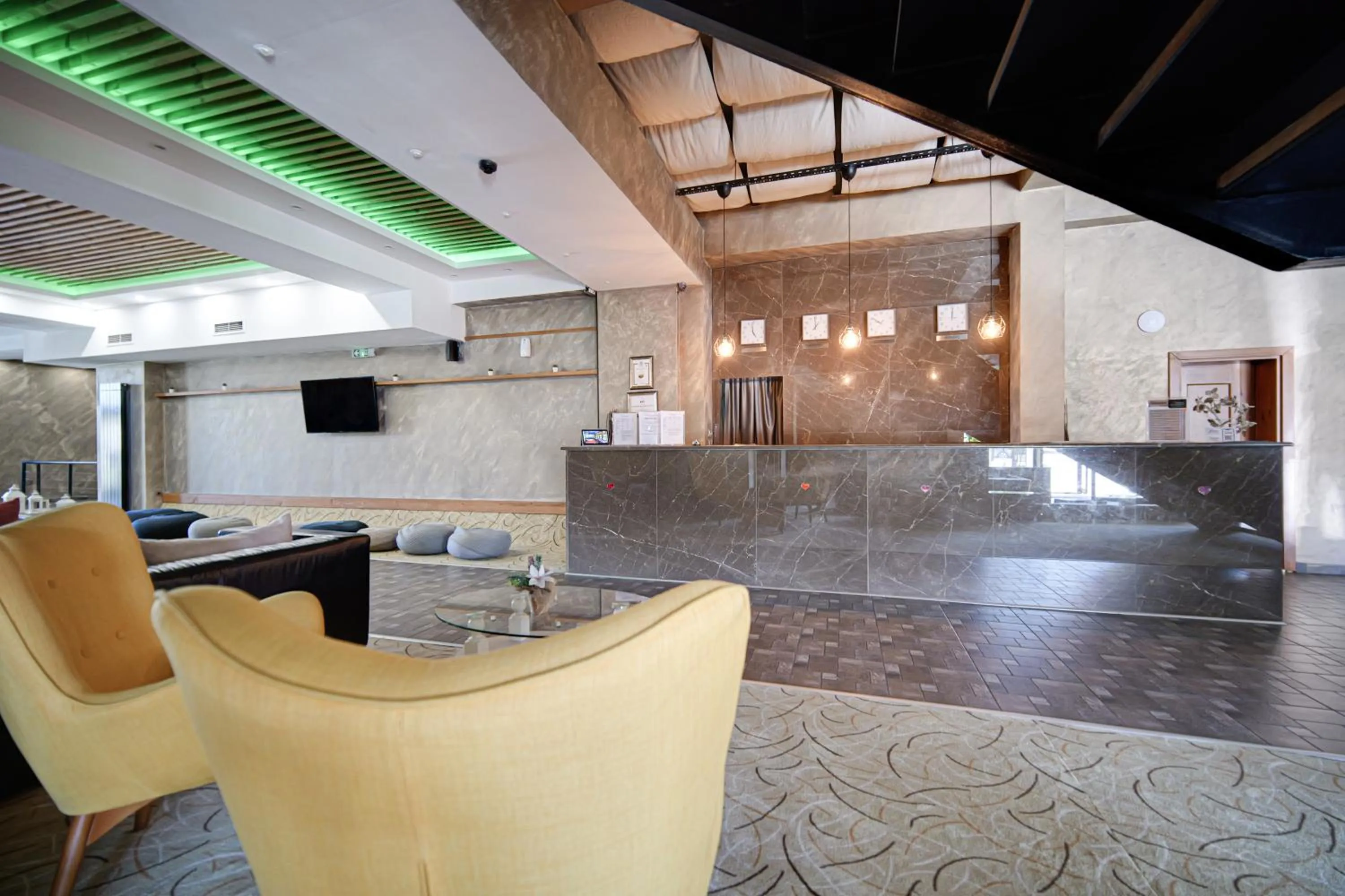 Lobby or reception in Riverside Boutique Hotel