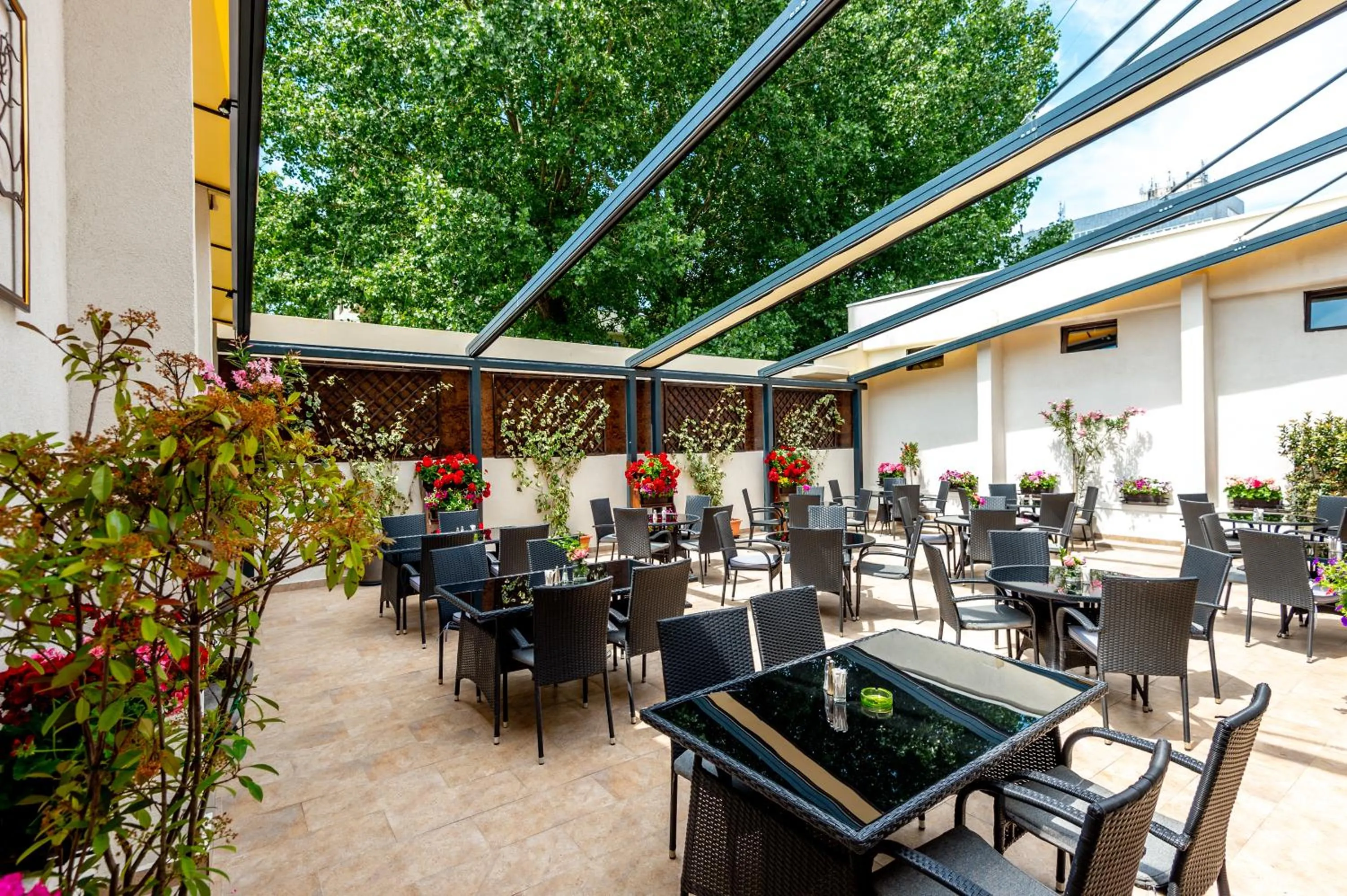 Patio in Hotel Del Mar & Conference Center