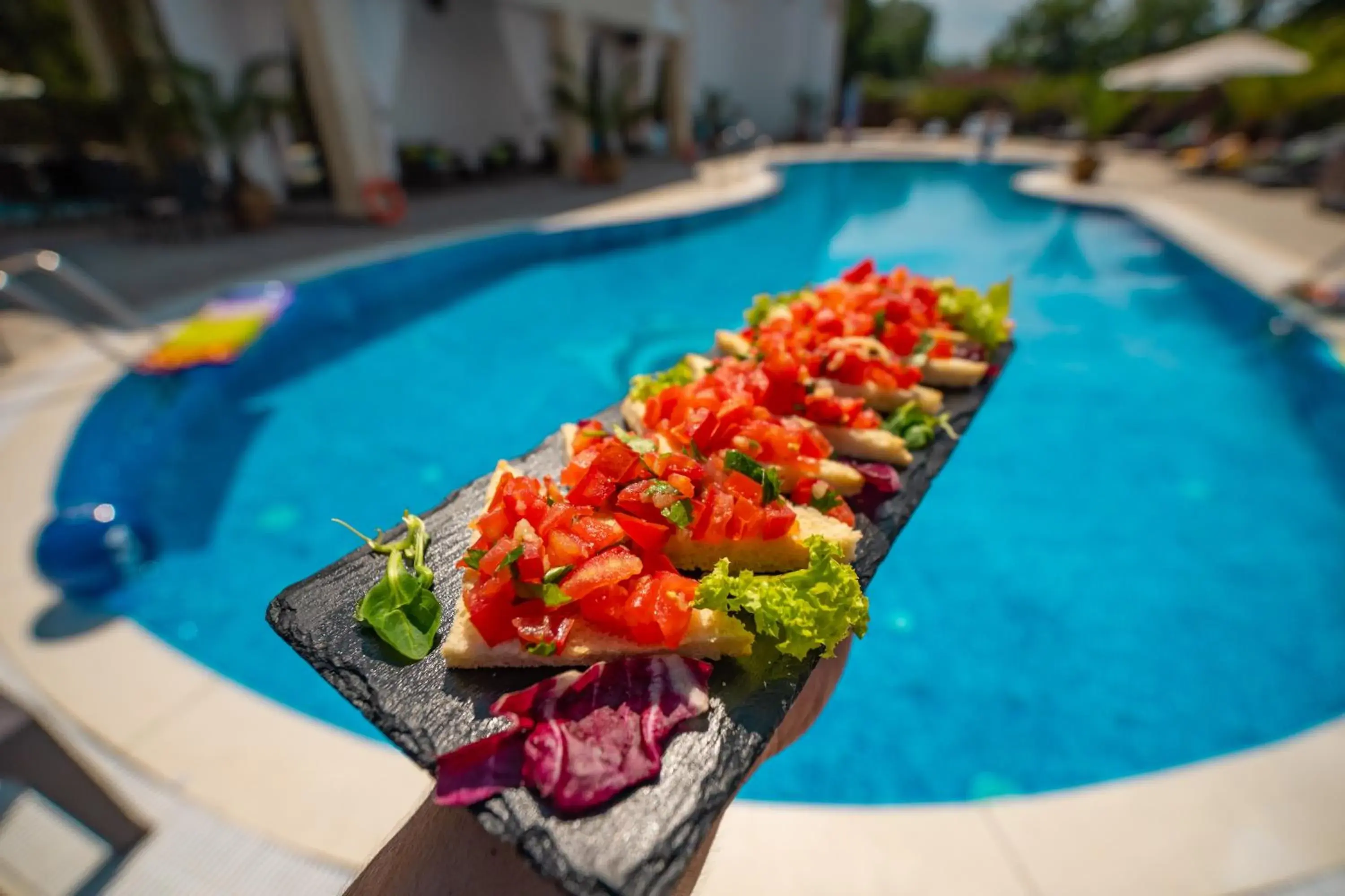 Food close-up in Hotel Del Mar & Conference Center Food close-up in Hotel Del Mar & Conference Center