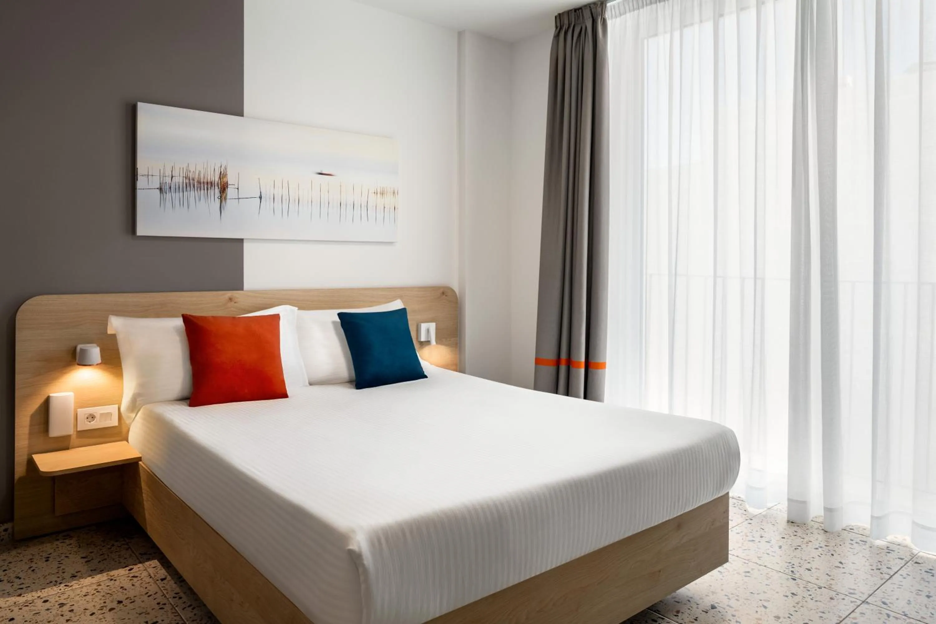 Bed in Hotel Argento