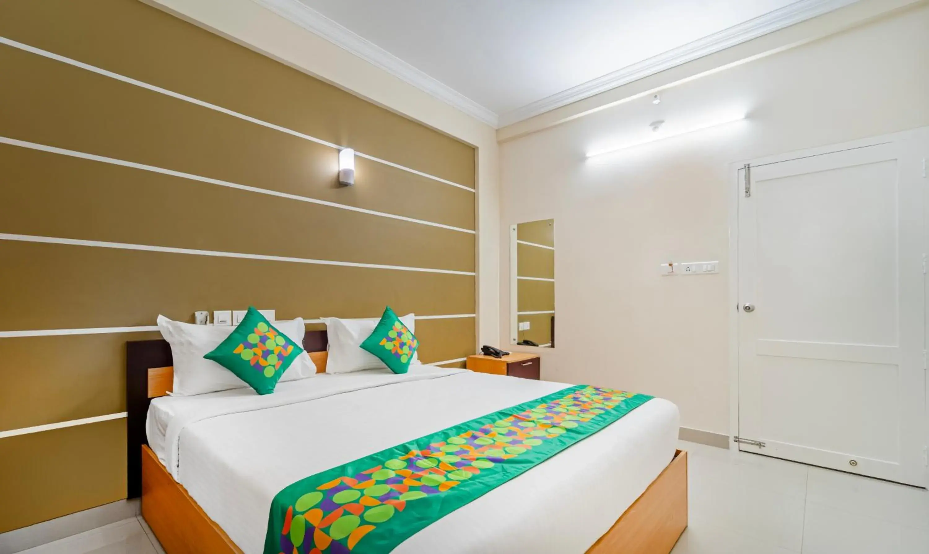 Bedroom, Bed in Treebo Thoduvas Star Plaza Cochin Airport Bedroom, Bed in Treebo Thoduvas Star Plaza Cochin Airport