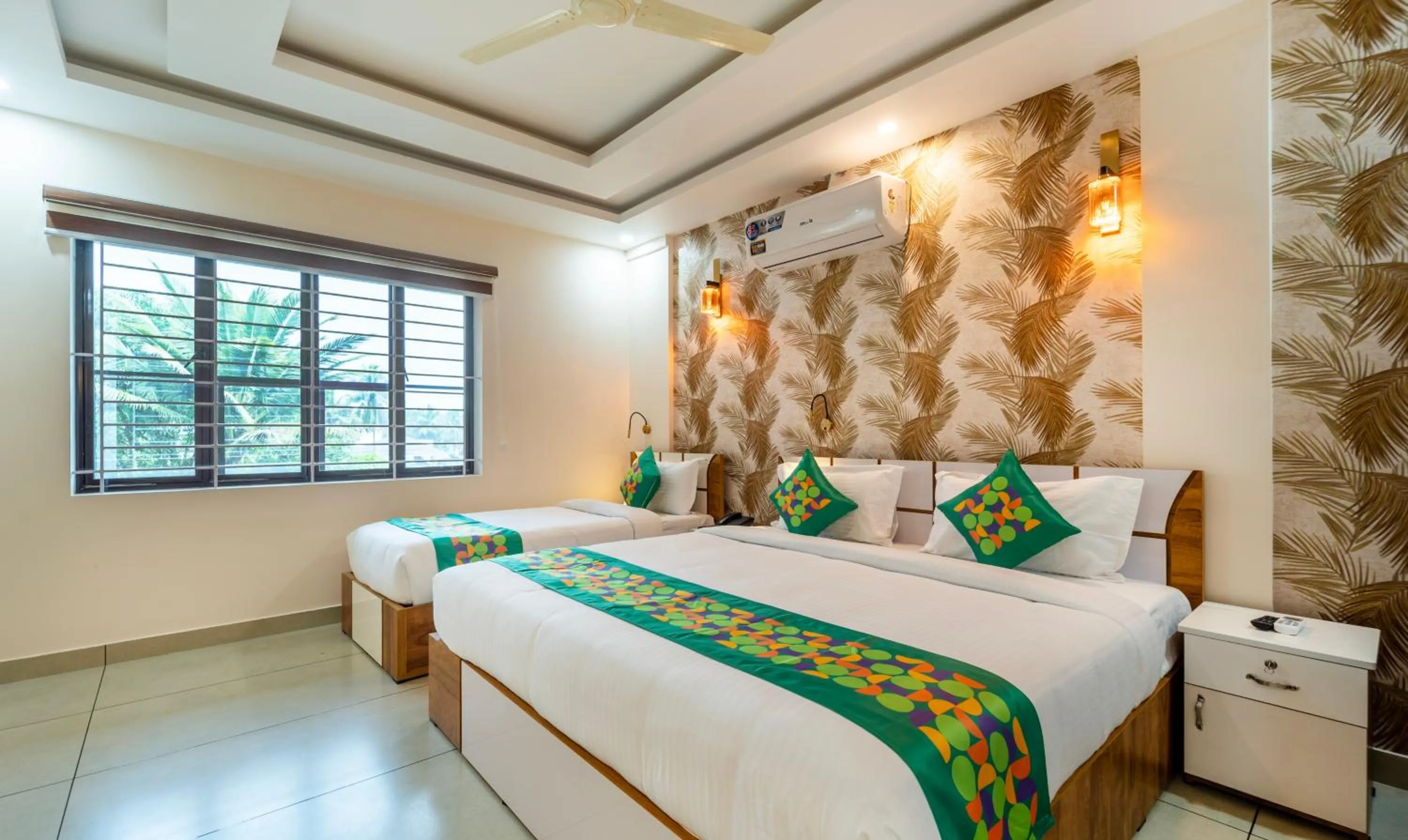 Bedroom, Bed in Treebo Thoduvas Star Plaza Cochin Airport