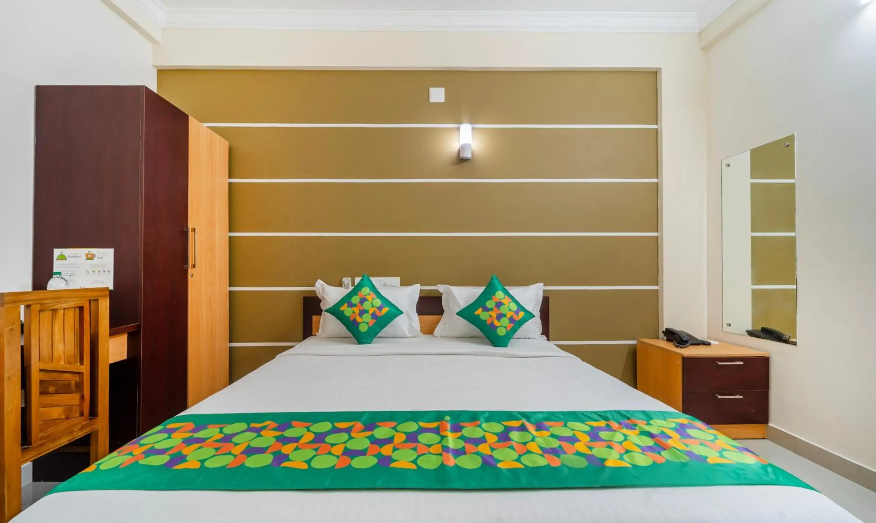 Bedroom, Bed in Treebo Thoduvas Star Plaza Cochin Airport Bedroom, Bed in Treebo Thoduvas Star Plaza Cochin Airport