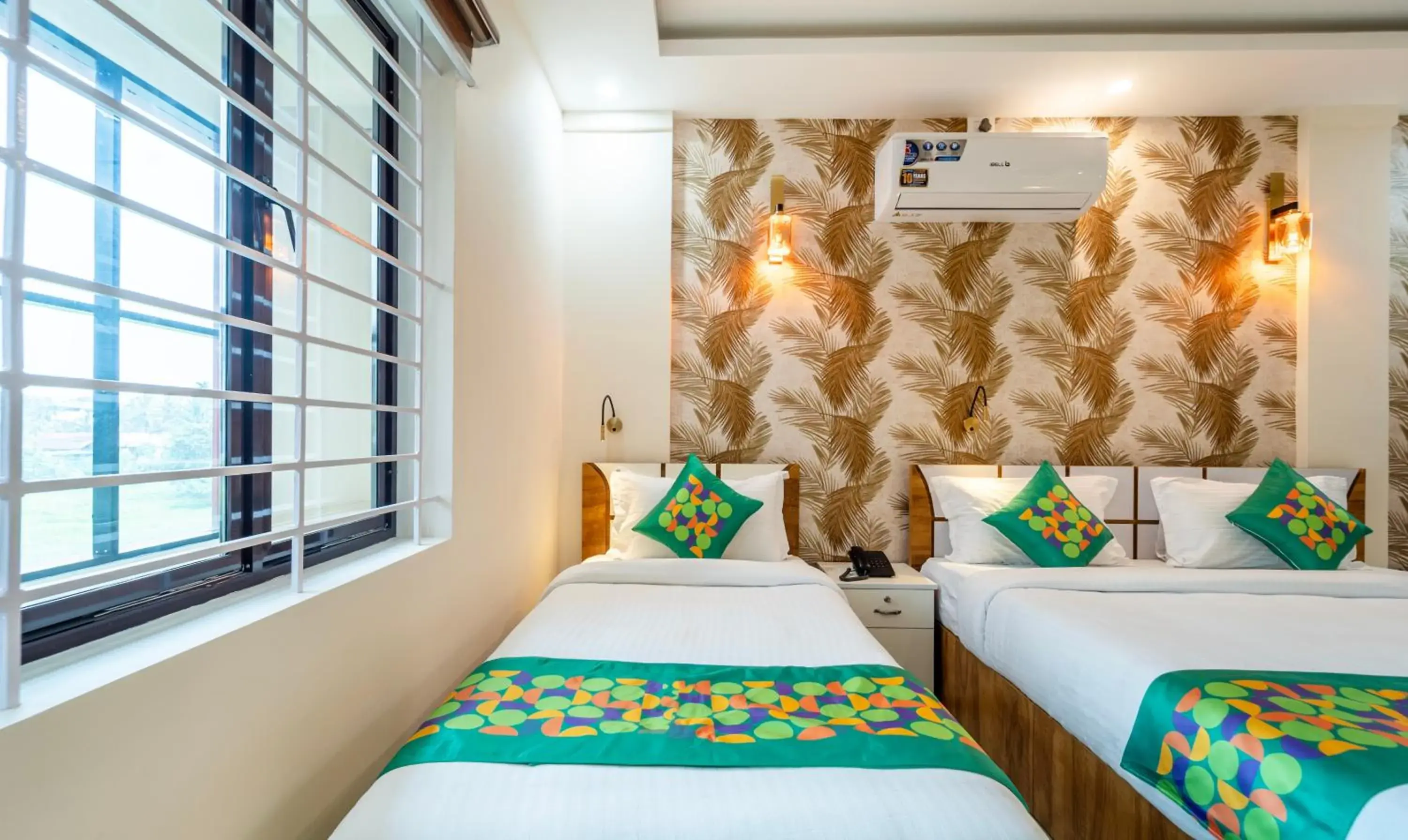 Bedroom, Bed in Treebo Thoduvas Star Plaza Cochin Airport Bedroom, Bed in Treebo Thoduvas Star Plaza Cochin Airport