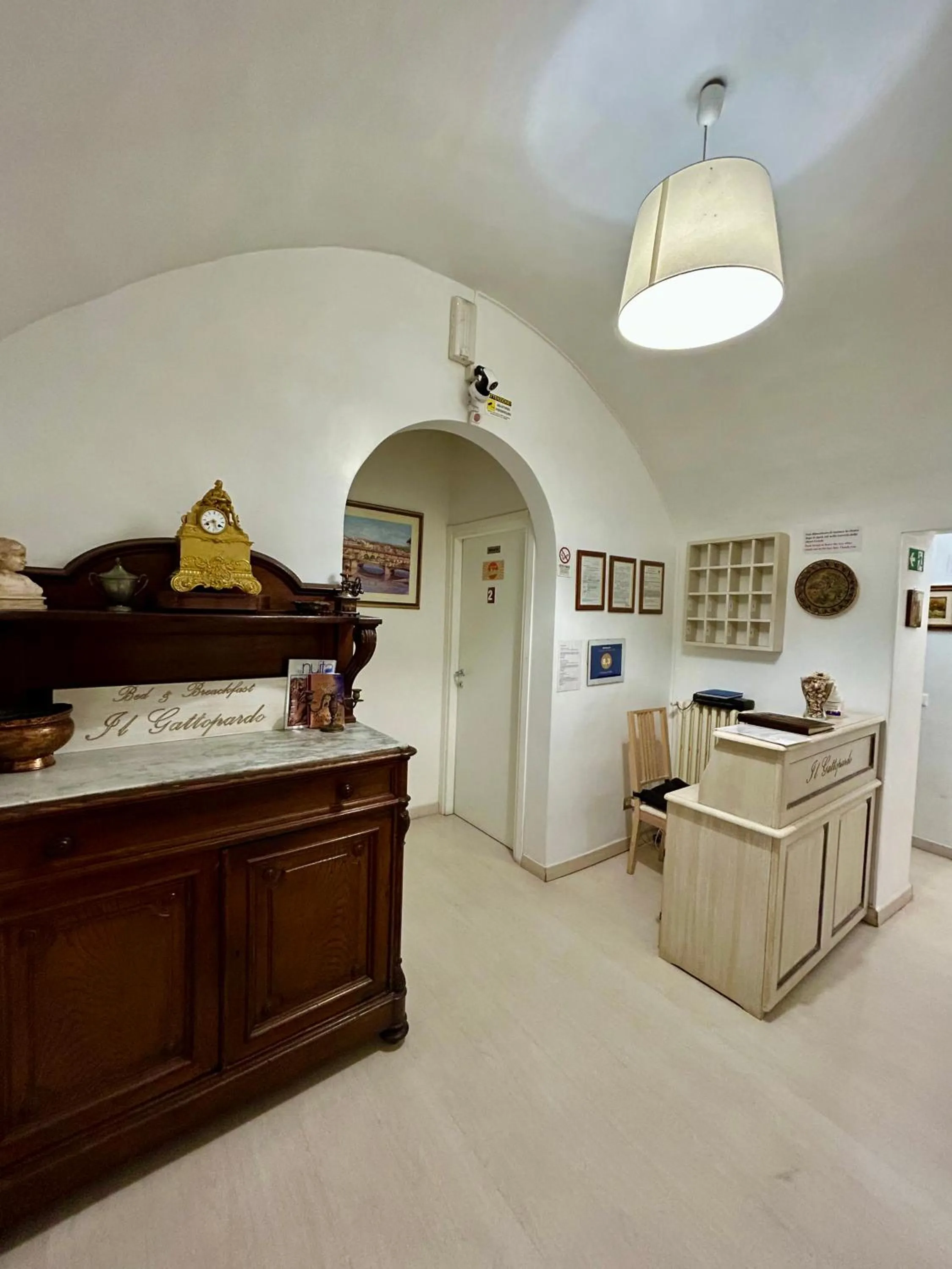 Lobby or reception in Gattopardo Rooms Florence