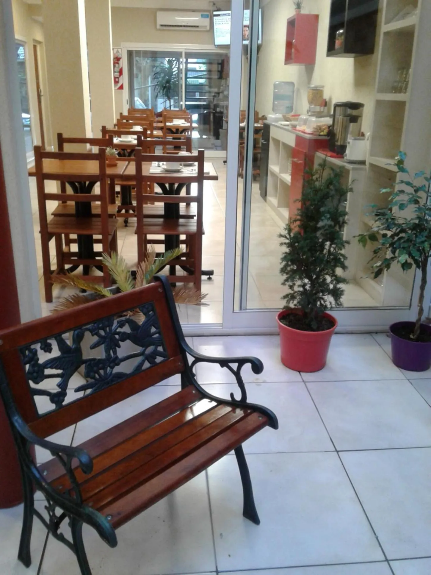 Seating area in Hotel Monet