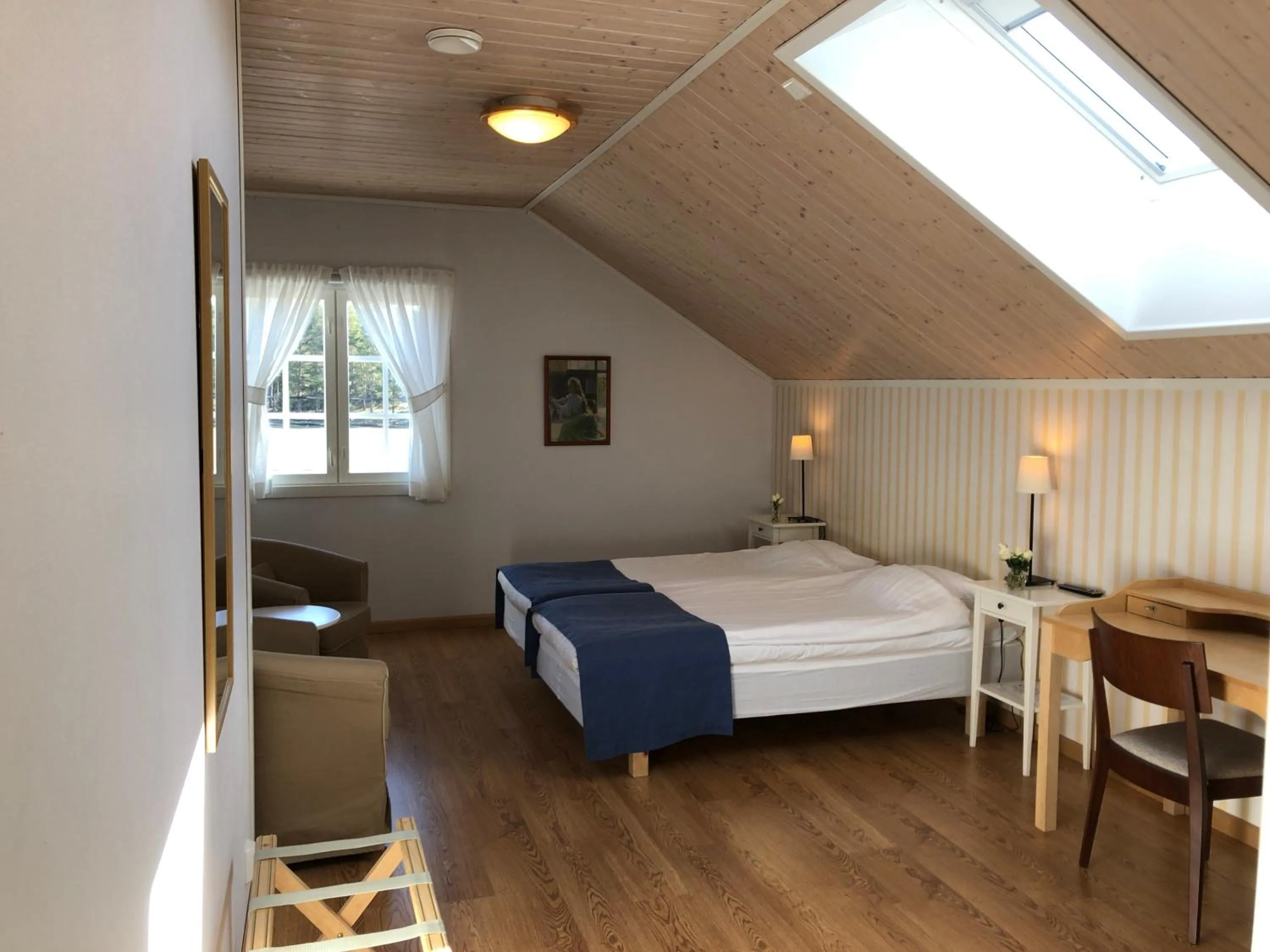 Photo of the whole room, Bed in Hotel Stallbacken Nagu