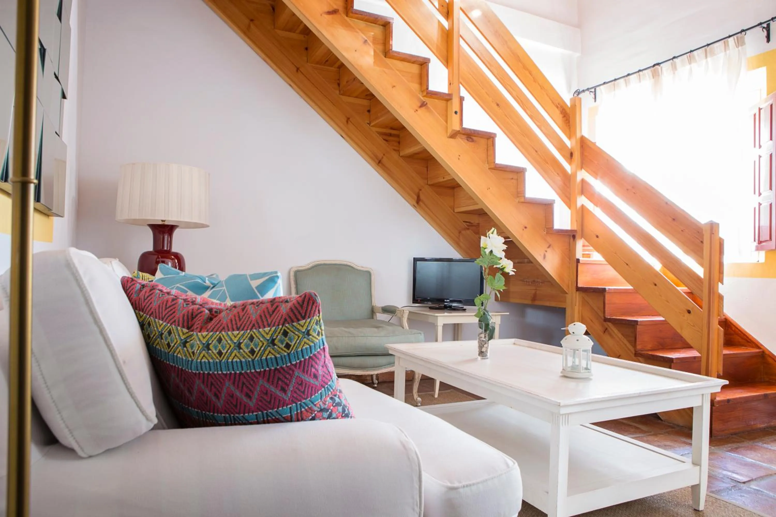 Living room in Hotel Cortijo del Arte - Caminito del Rey