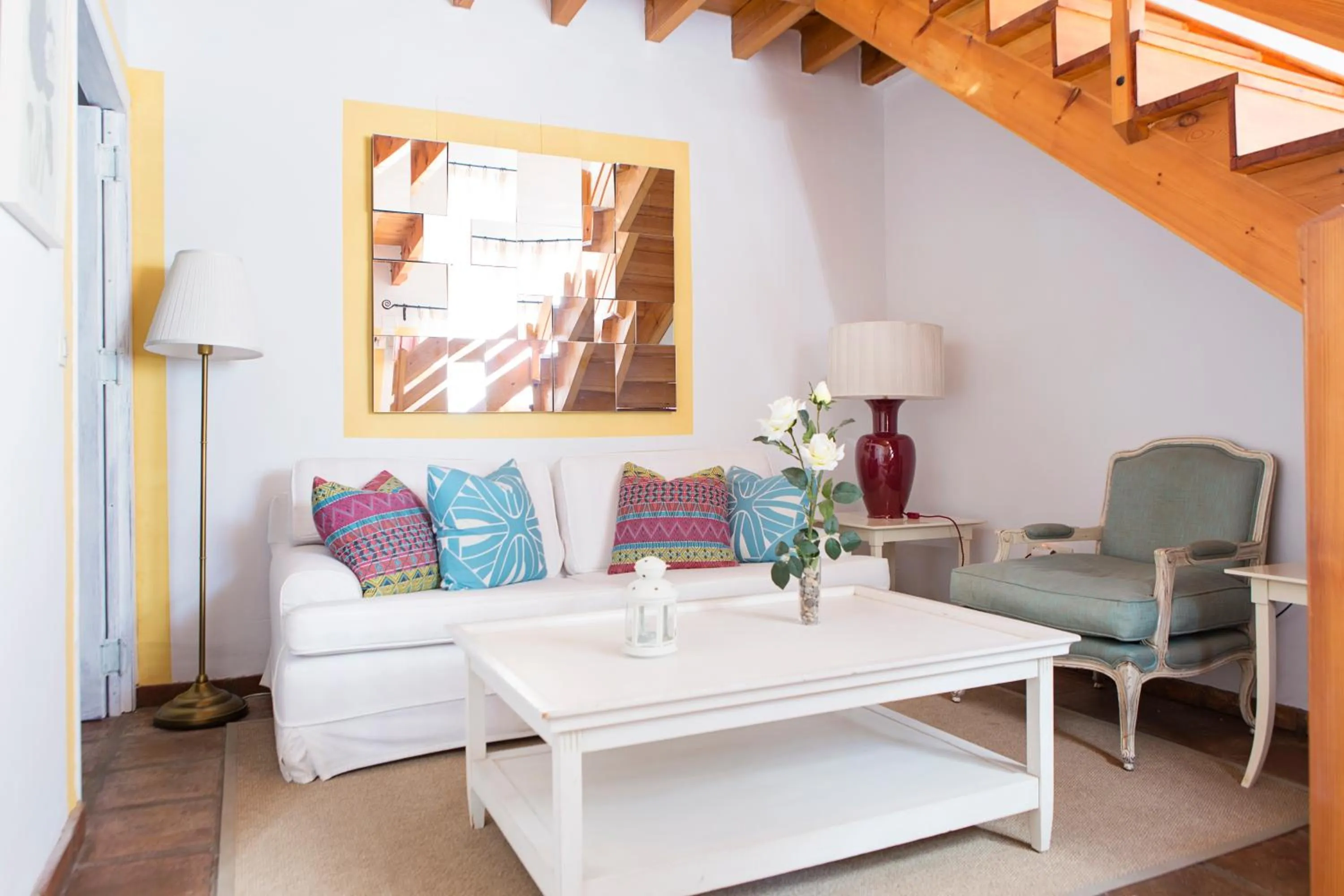 Living room in Hotel Cortijo del Arte - Caminito del Rey