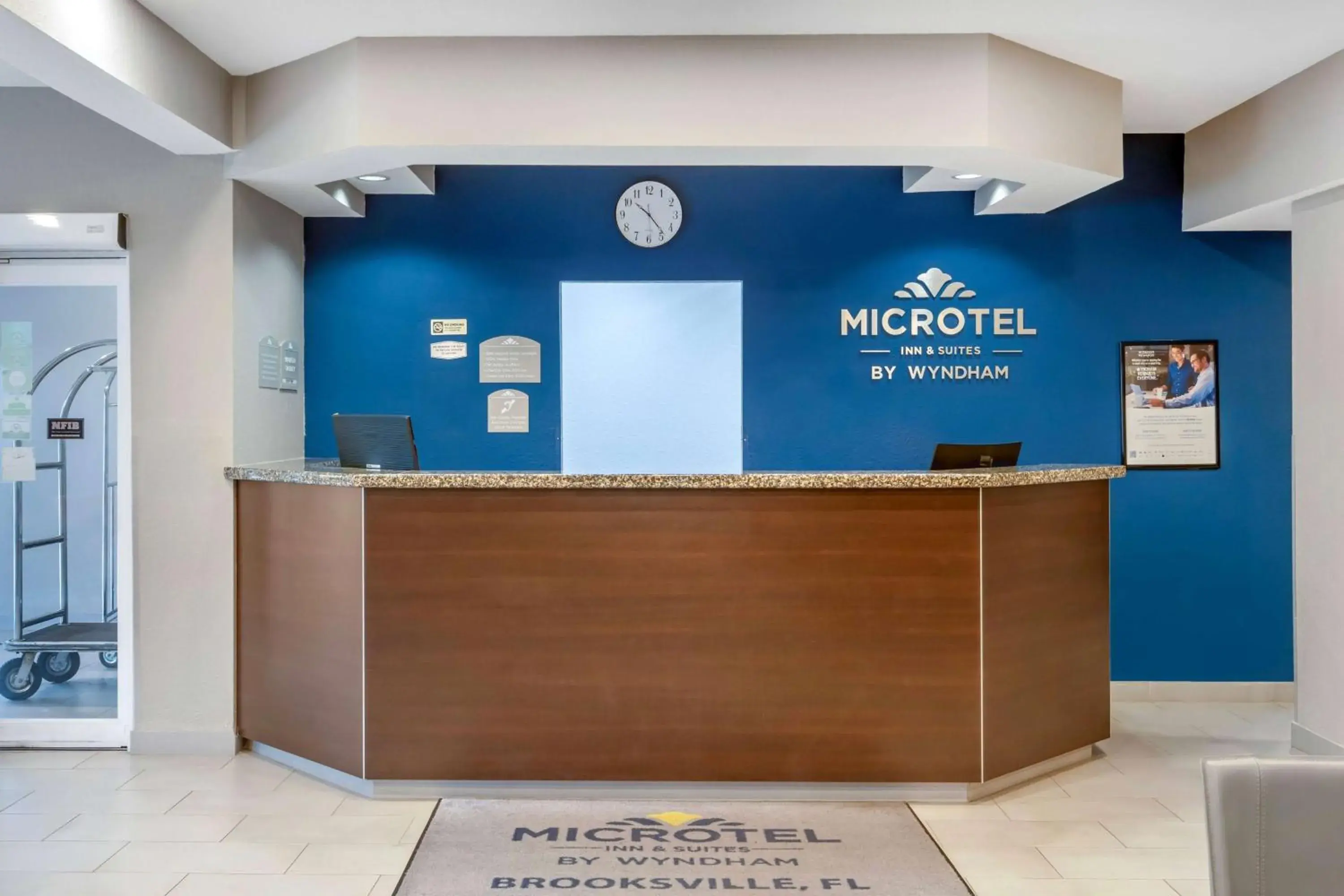 Lobby or reception in Microtel Inn & Suites by Wyndham Brooksville Lobby or reception in Microtel Inn & Suites by Wyndham Brooksville