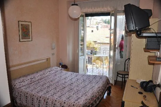 Bed in Hotel Elena