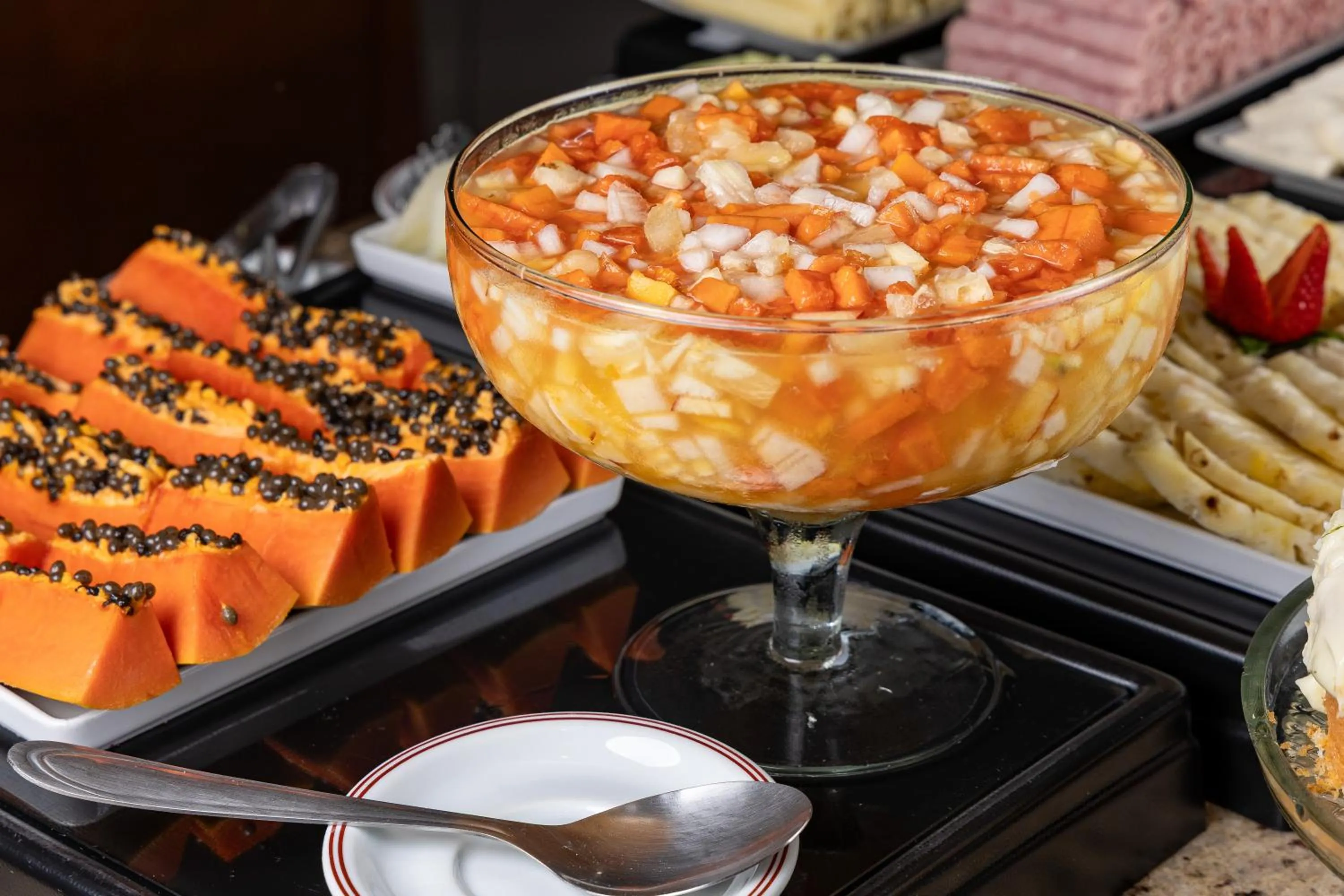 Food and drinks in Park Tower Campinas Residence by Nacional Inn