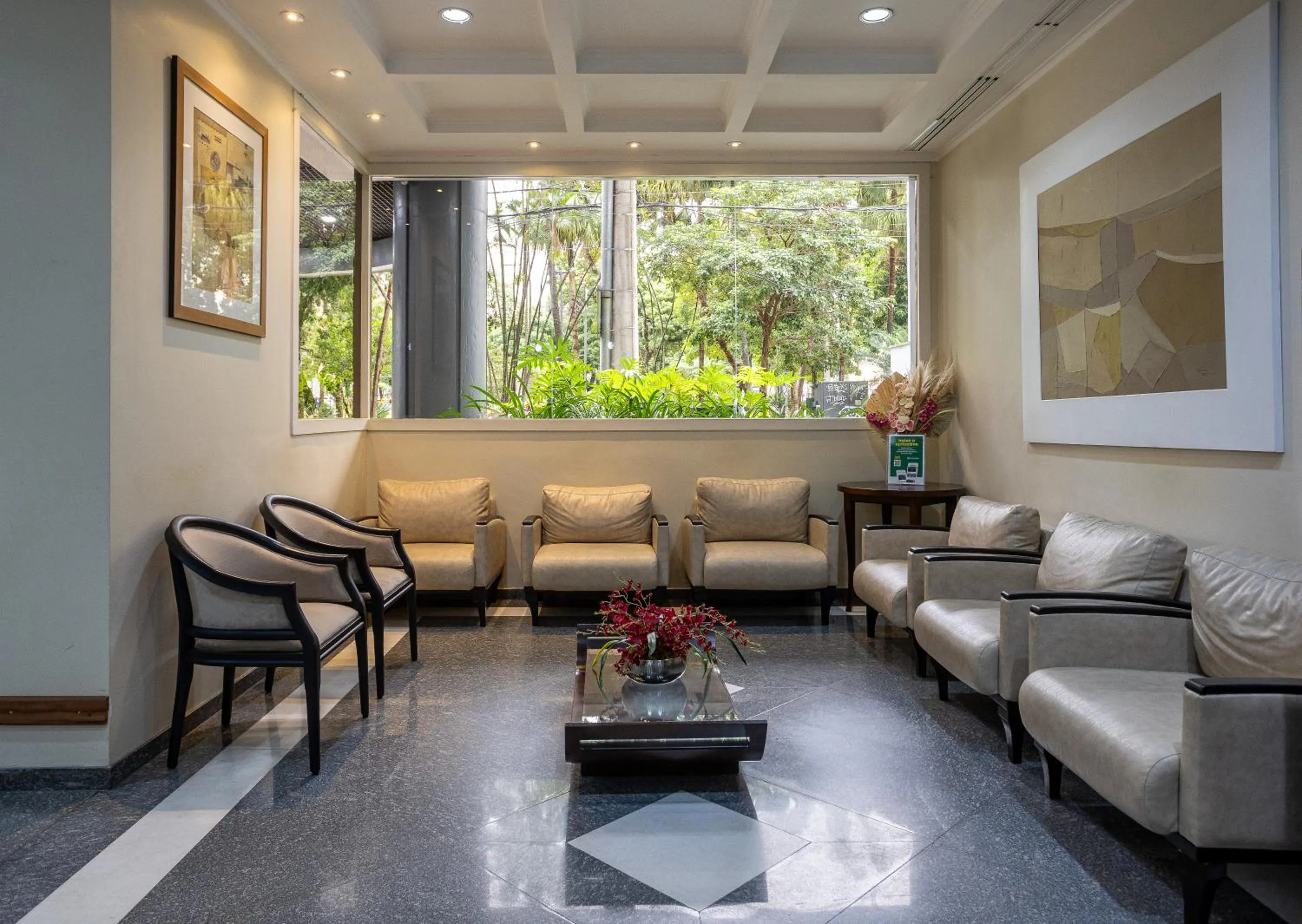 Lobby or reception in Park Tower Campinas Residence by Nacional Inn