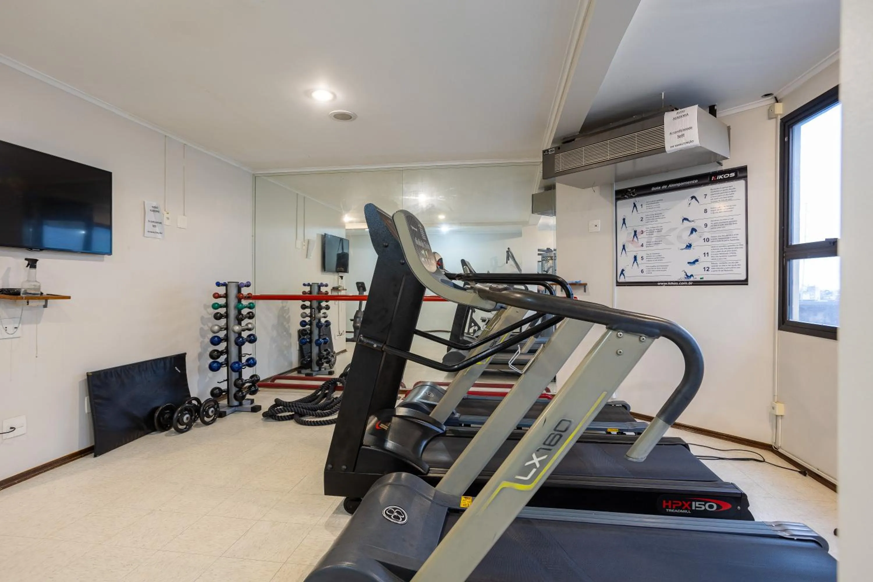 Fitness centre/facilities in Park Tower Campinas Residence by Nacional Inn