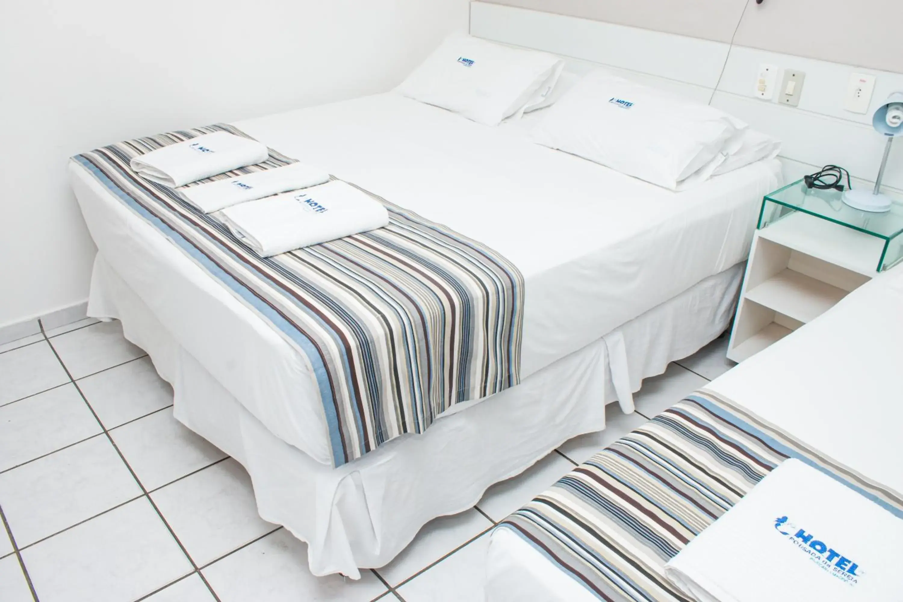 Bed in Hotel Pousada Da Sereia Bed in Hotel Pousada Da Sereia