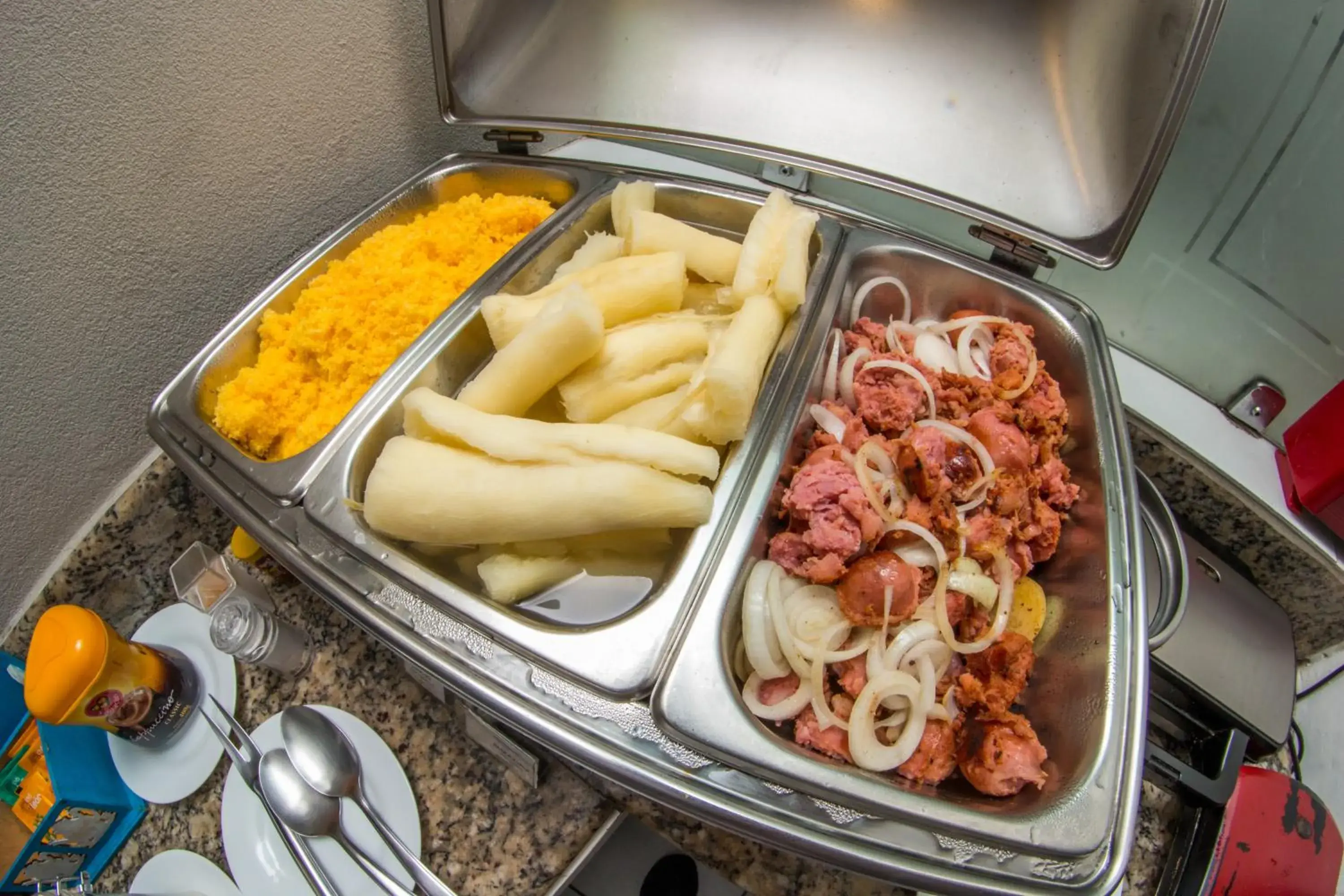 Buffet breakfast in Hotel Pousada Da Sereia Buffet breakfast in Hotel Pousada Da Sereia