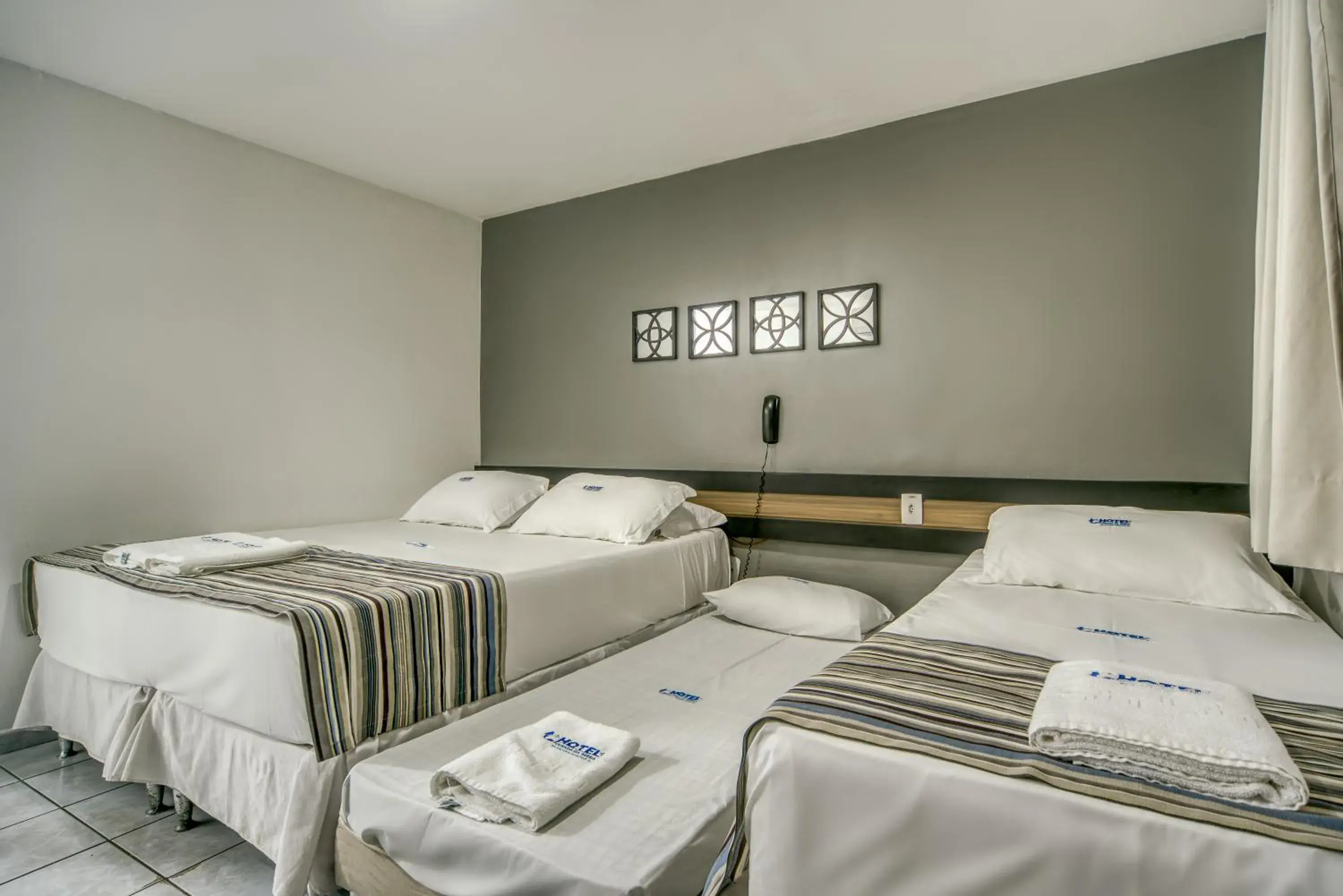 Bed in Hotel Pousada Da Sereia Bed in Hotel Pousada Da Sereia