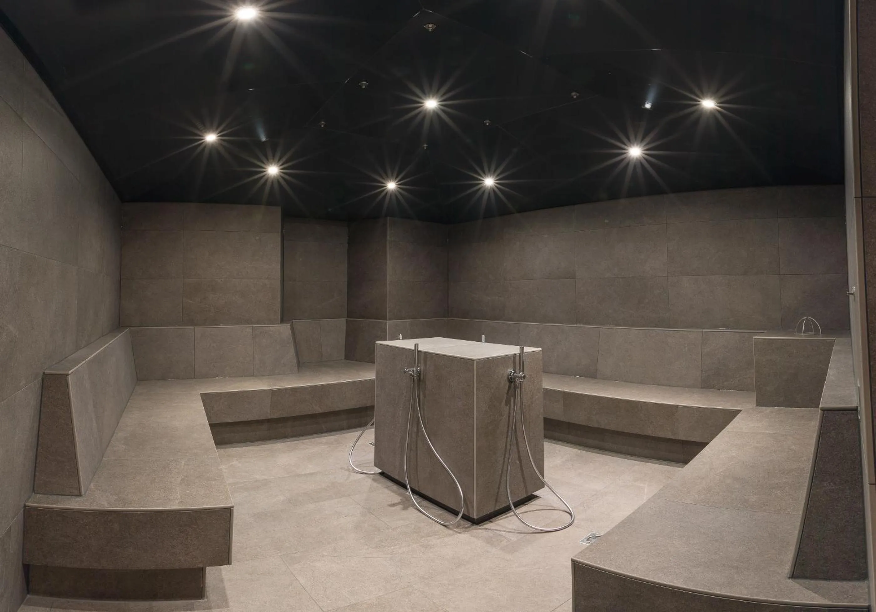 Steam room in KOSIS Sports Lifestyle Hotel