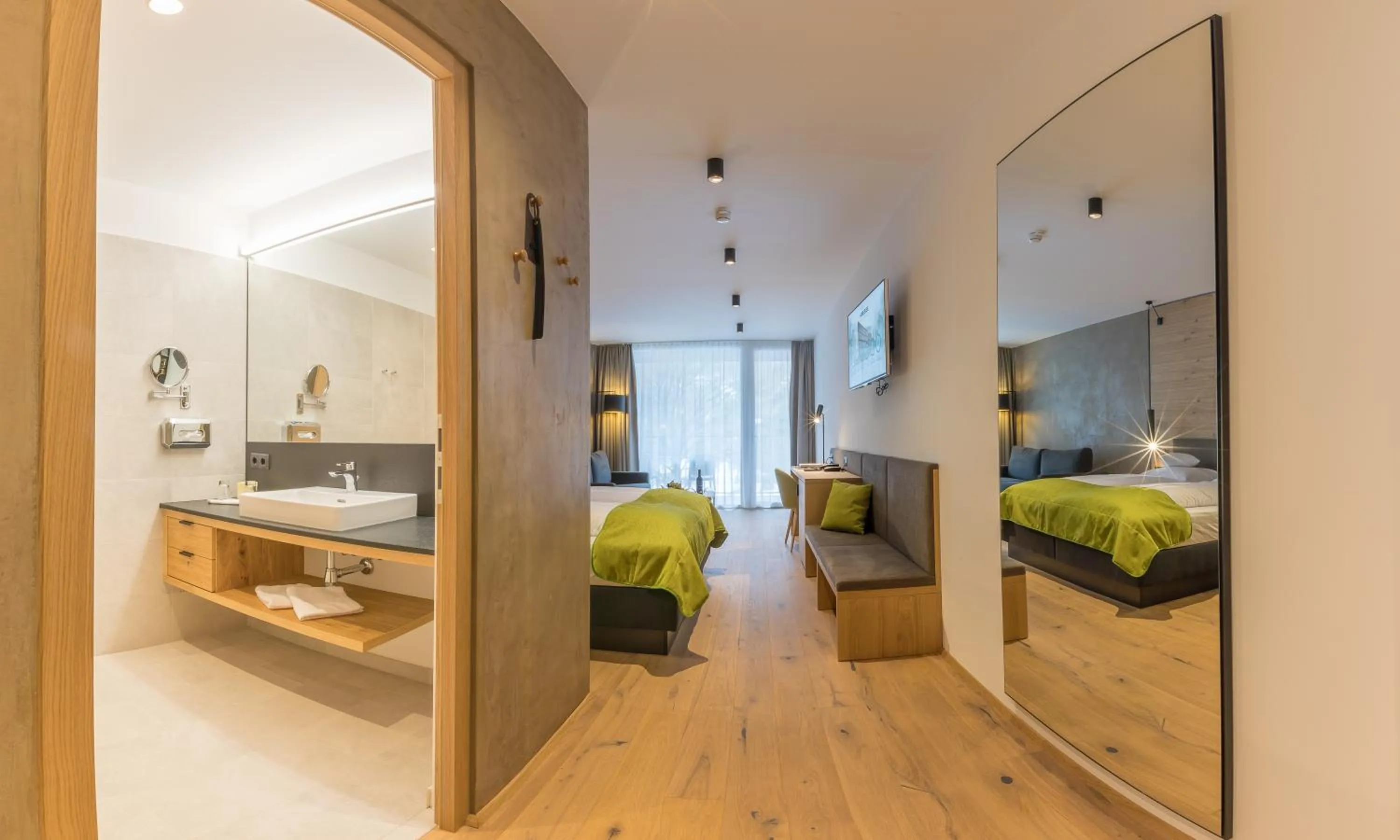 Bathroom, Bed in KOSIS Sports Lifestyle Hotel