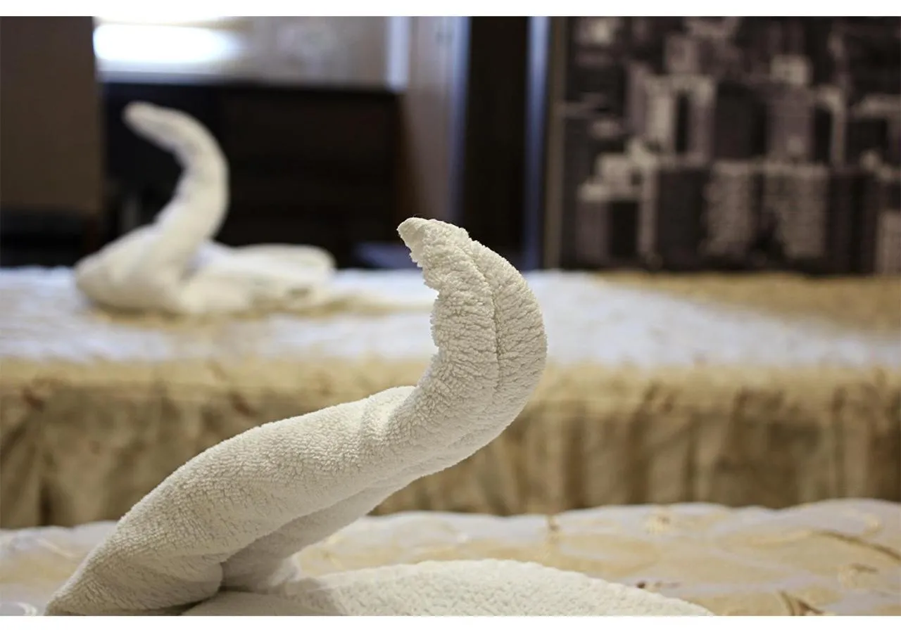 Bed in Hotel Ambasador