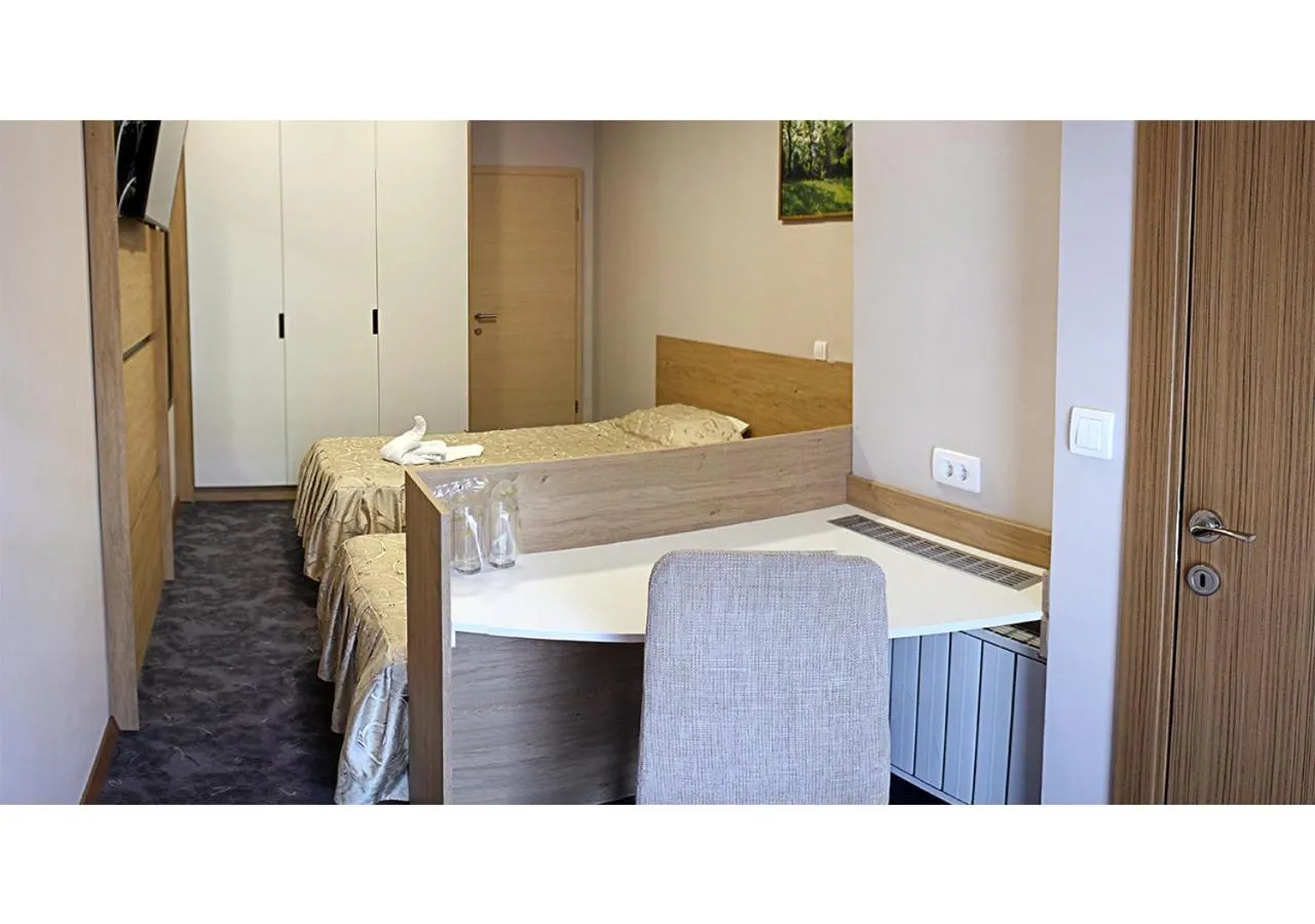 Bed in Hotel Ambasador