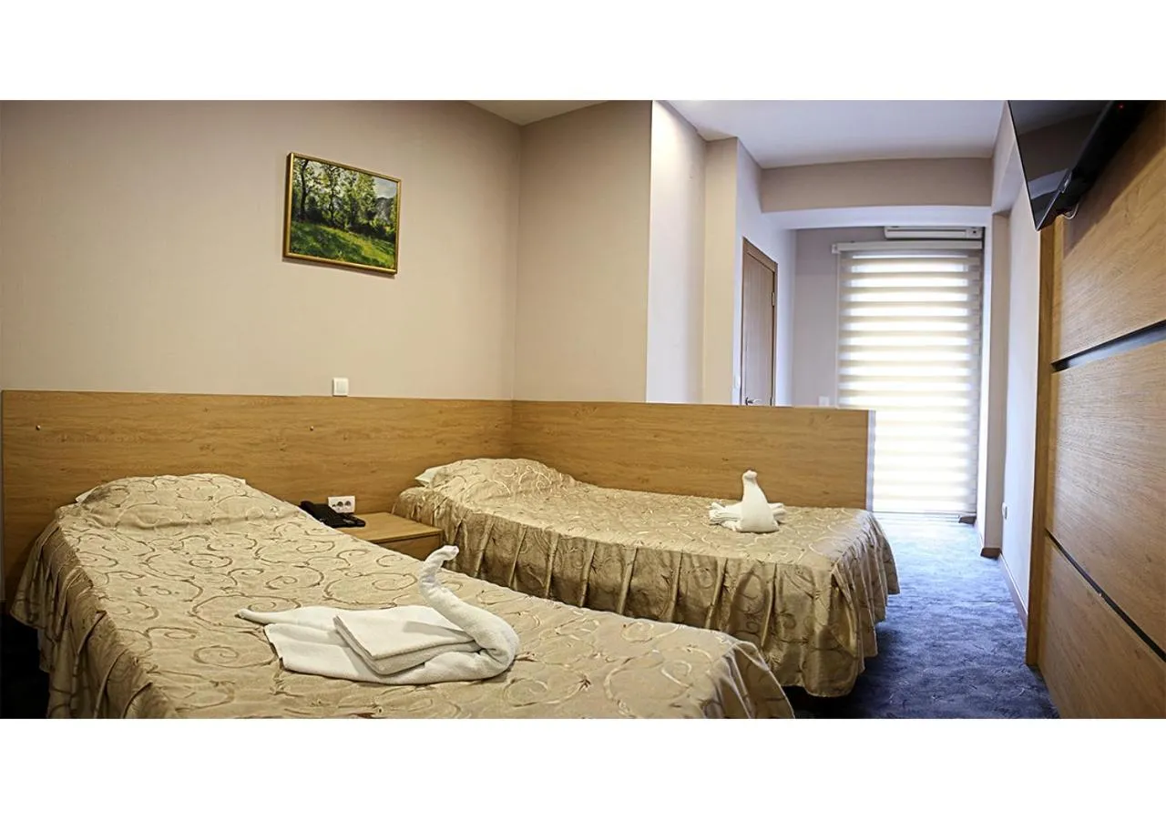 Bed in Hotel Ambasador