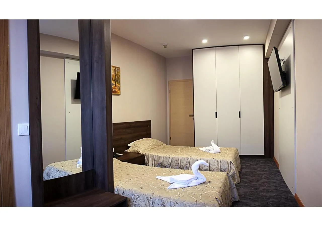 Bed in Hotel Ambasador