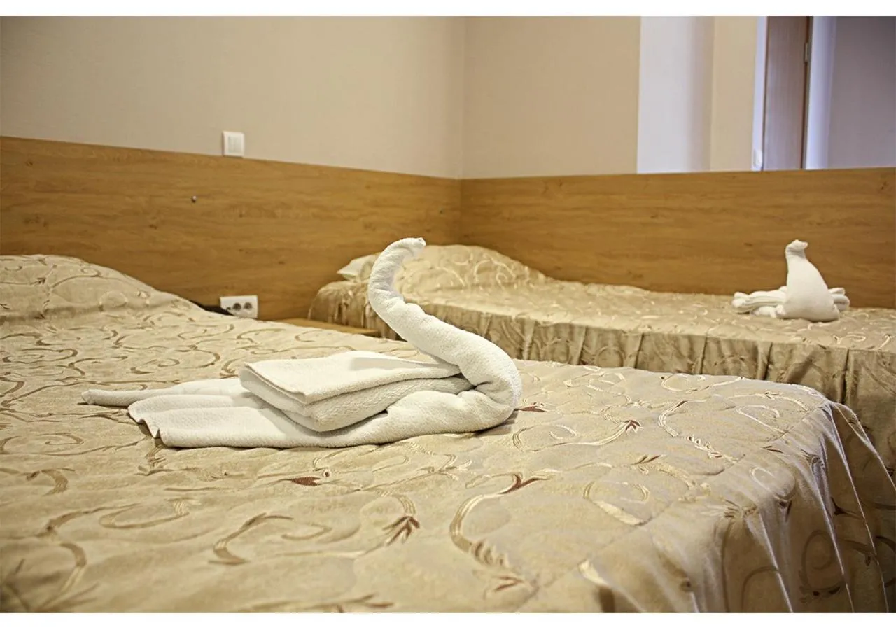 Bed in Hotel Ambasador