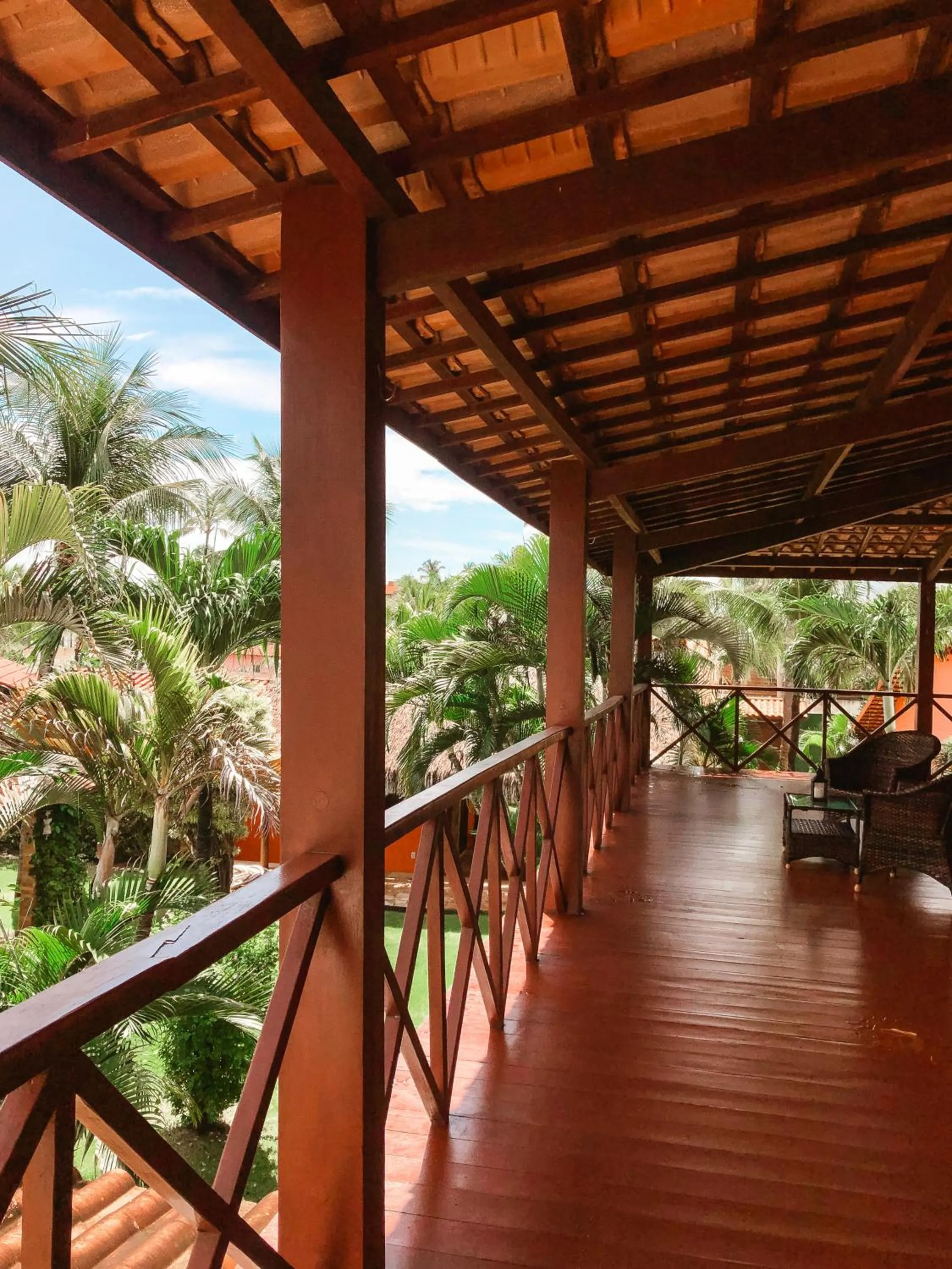 Garden view in Pousada Meeting Point & KiteSchool