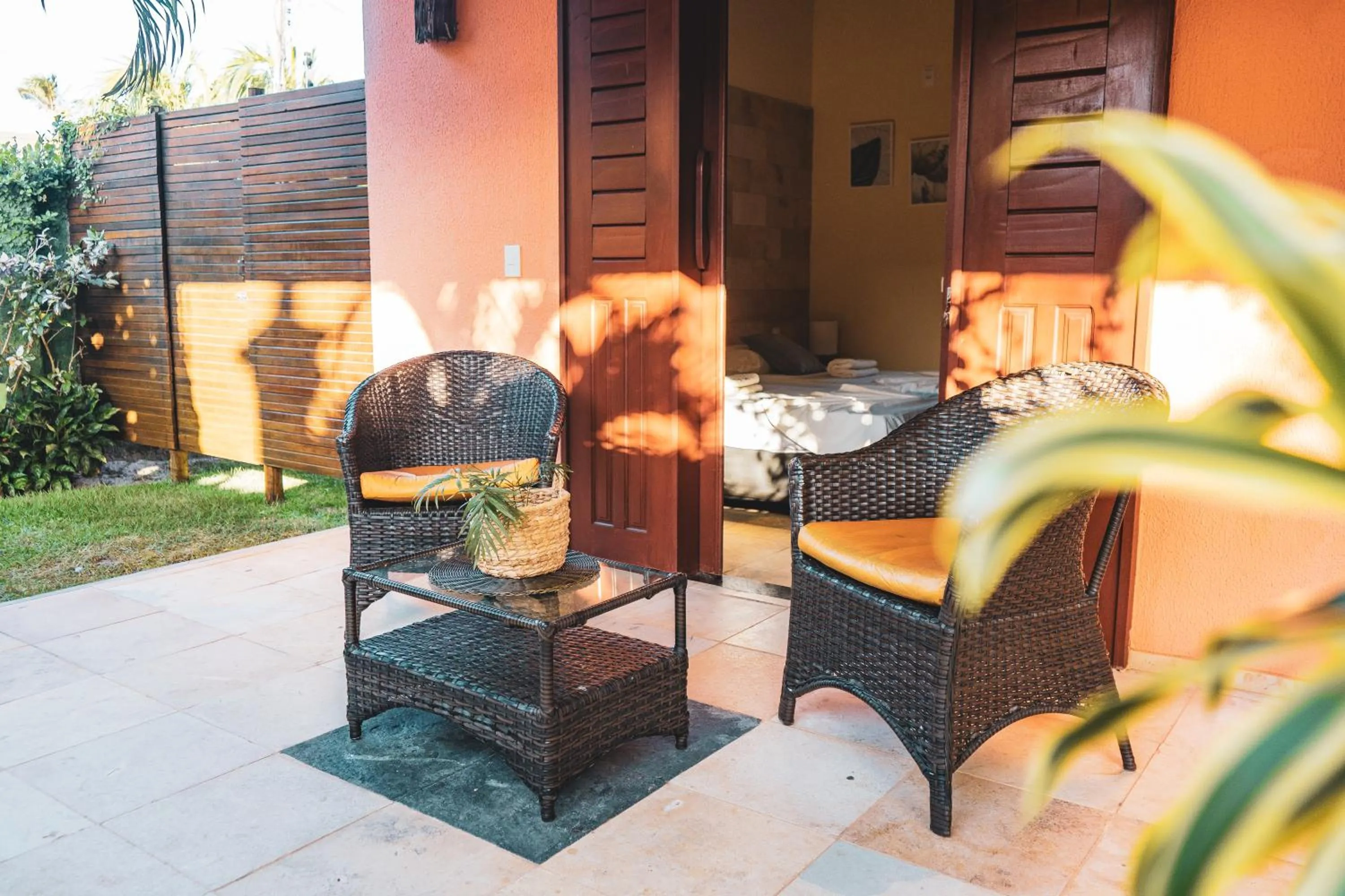 Garden view in Pousada Meeting Point & KiteSchool