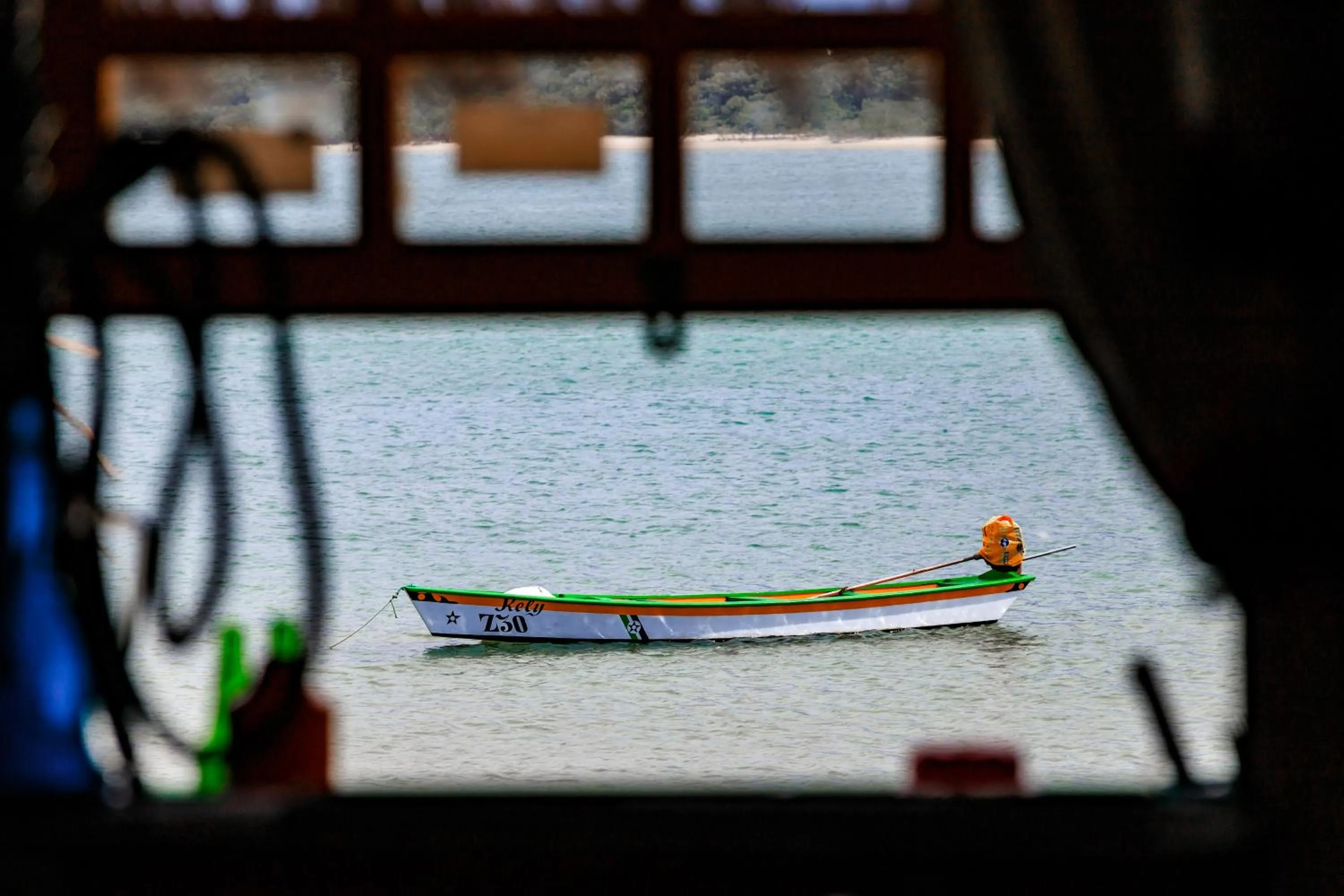Garden view in Pousada Oásis