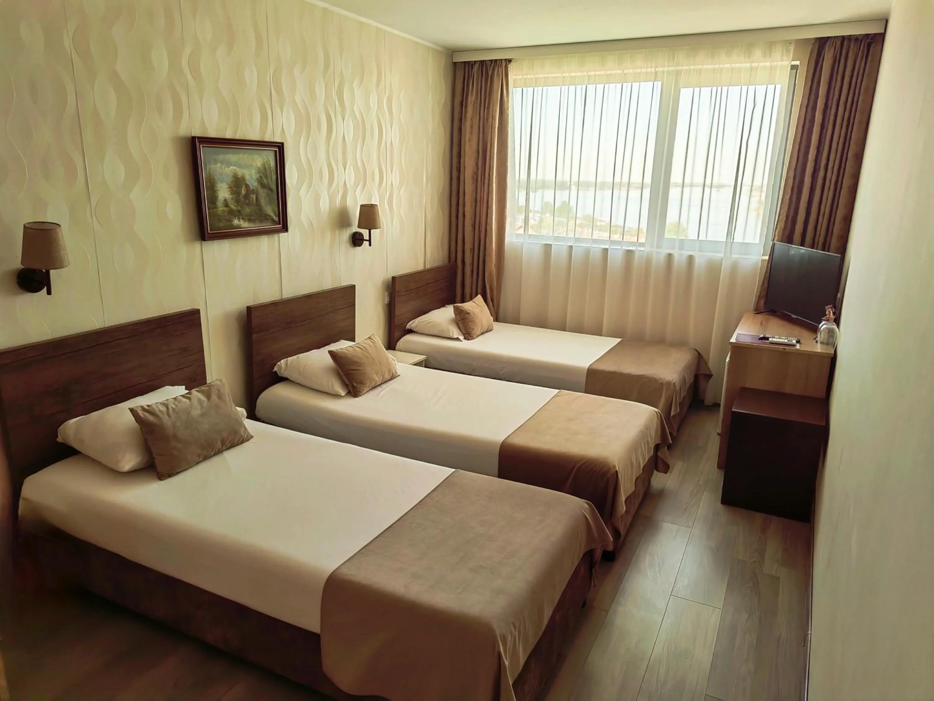 Bed in Rovno Hotel