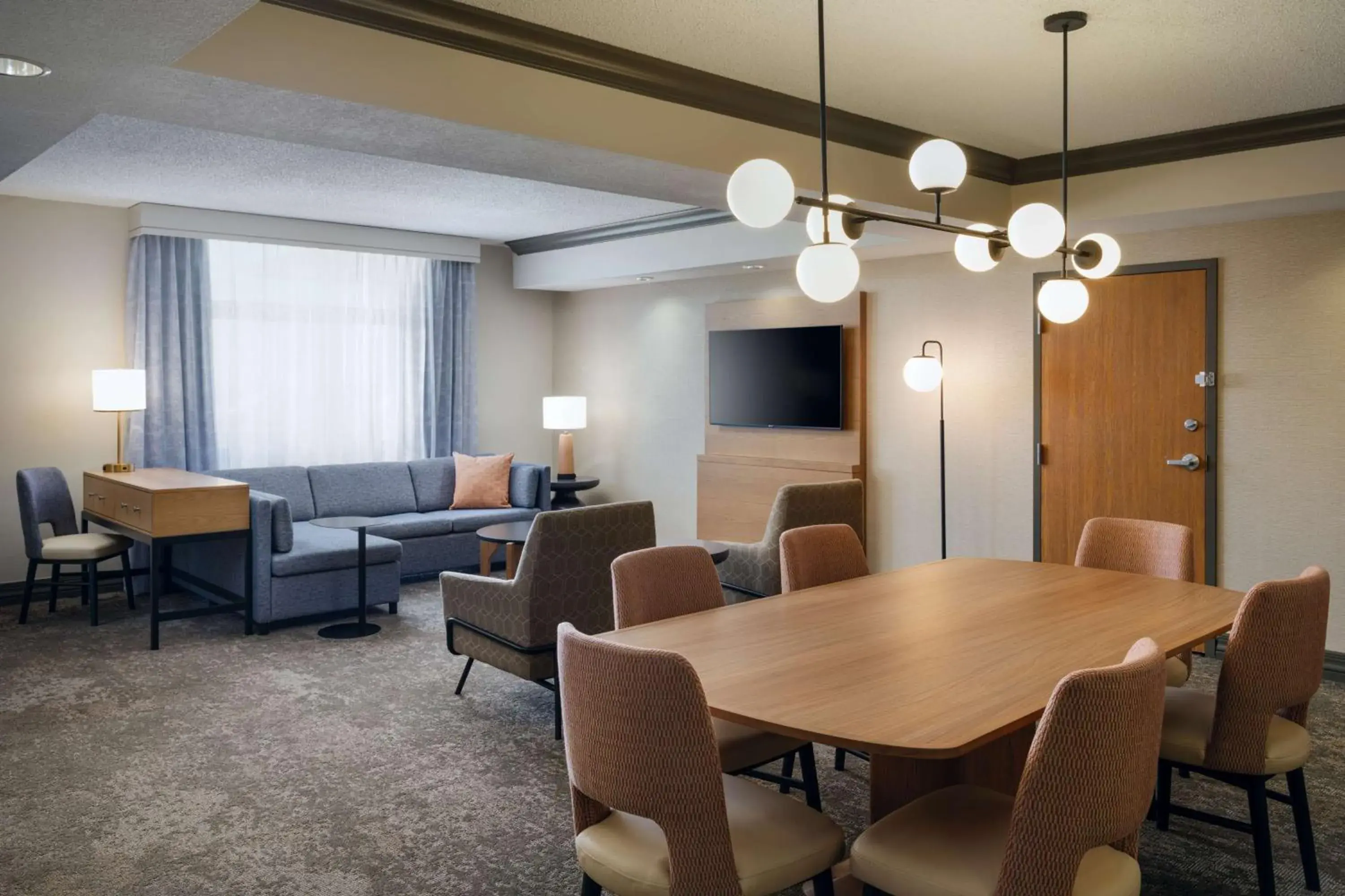 Living room in Embassy Suites North Charleston Airport Hotel Convention Living room in Embassy Suites North Charleston Airport Hotel Convention