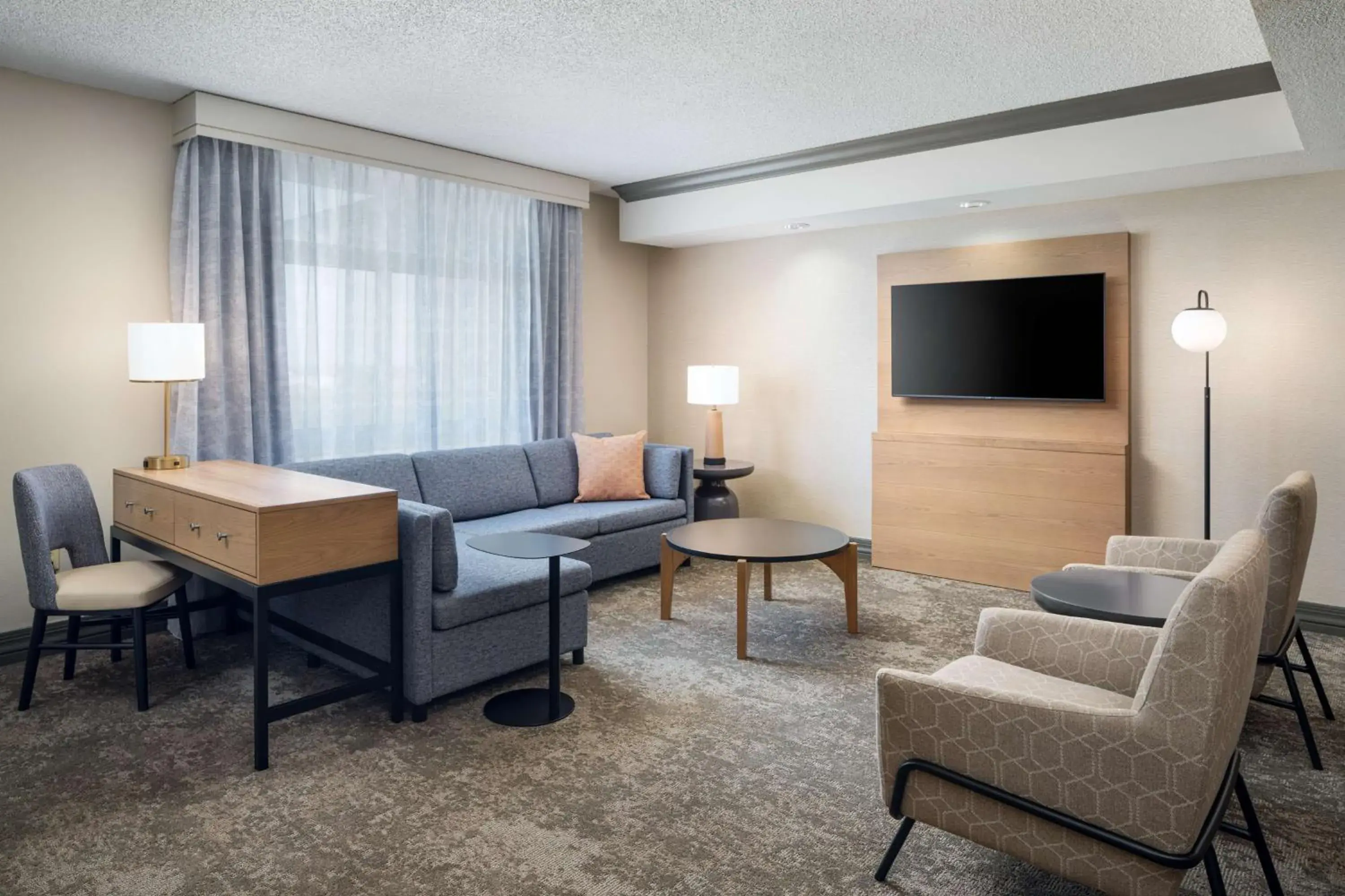 Living room in Embassy Suites North Charleston Airport Hotel Convention Living room in Embassy Suites North Charleston Airport Hotel Convention