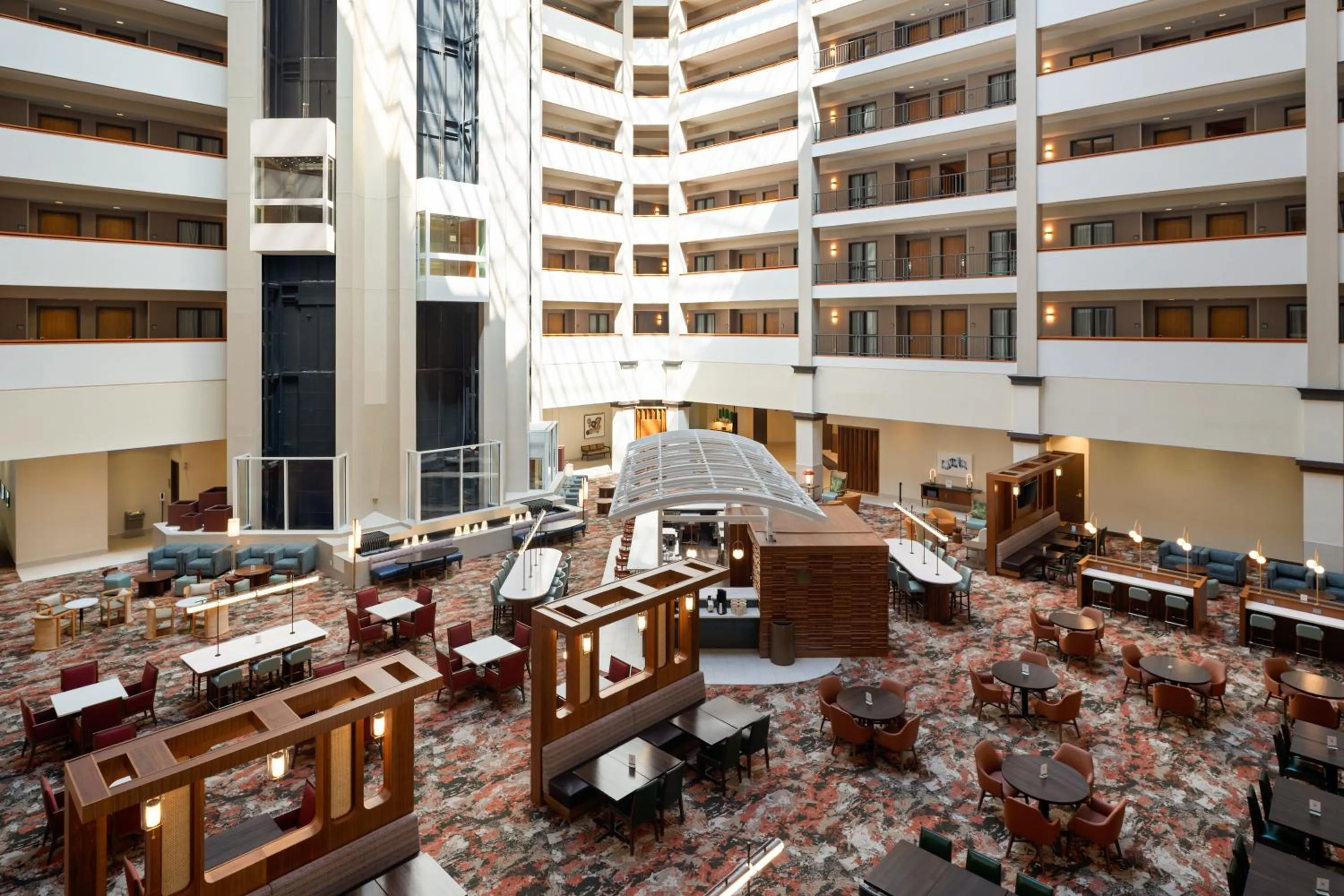 Lobby or reception in Embassy Suites North Charleston Airport Hotel Convention
