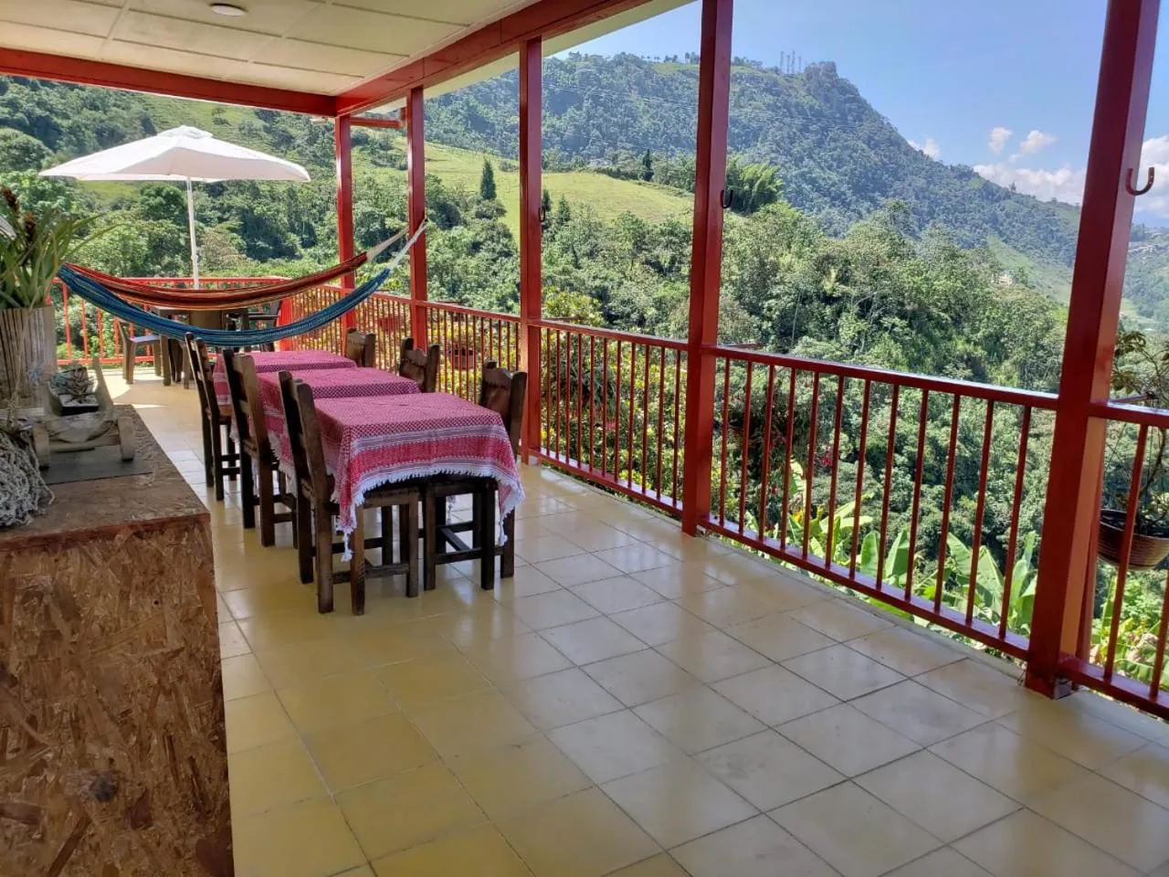 Balcony/Terrace in Lodge Paraíso Verde