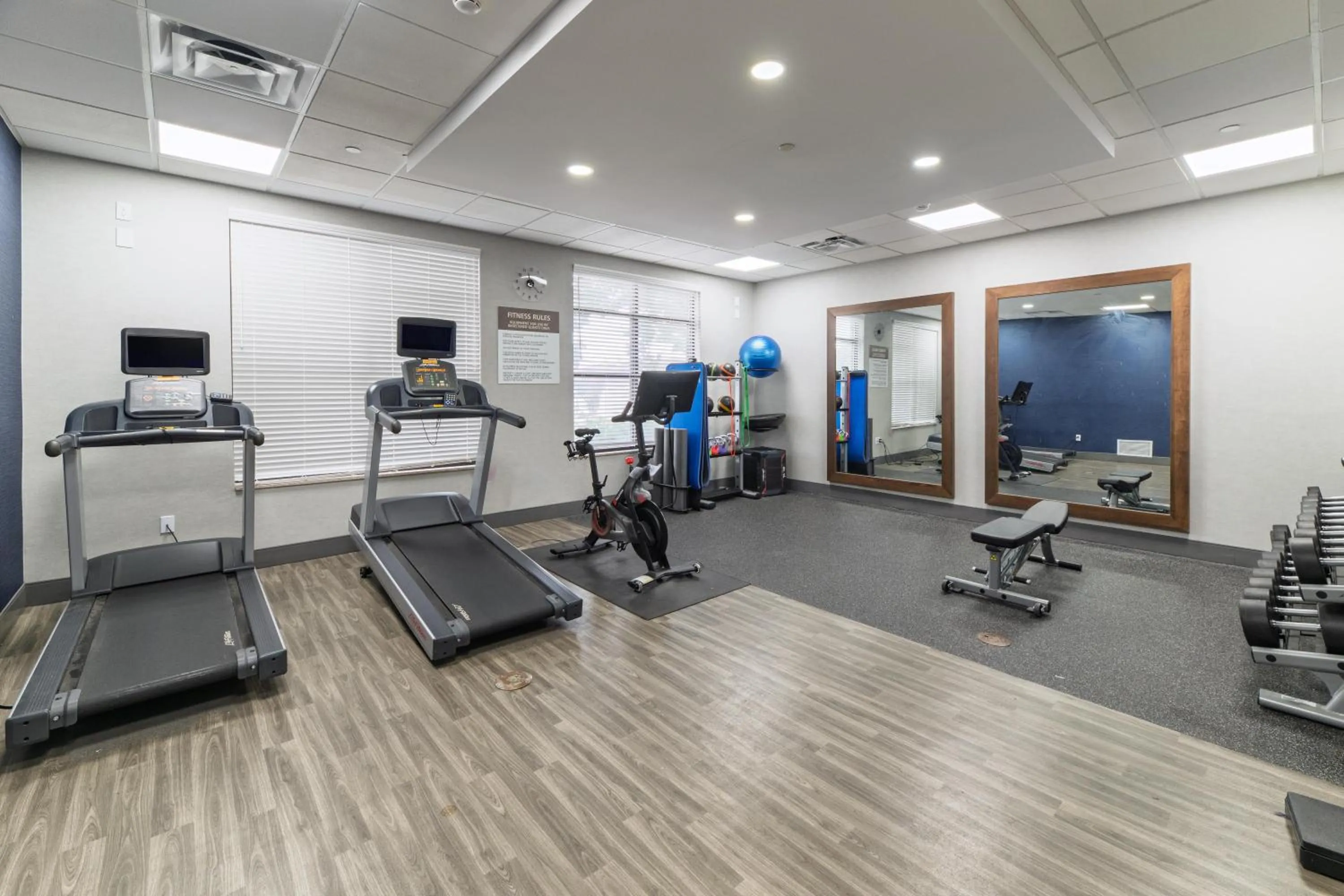 Fitness centre/facilities in Hampton Inn & Suites-Florence Downtown